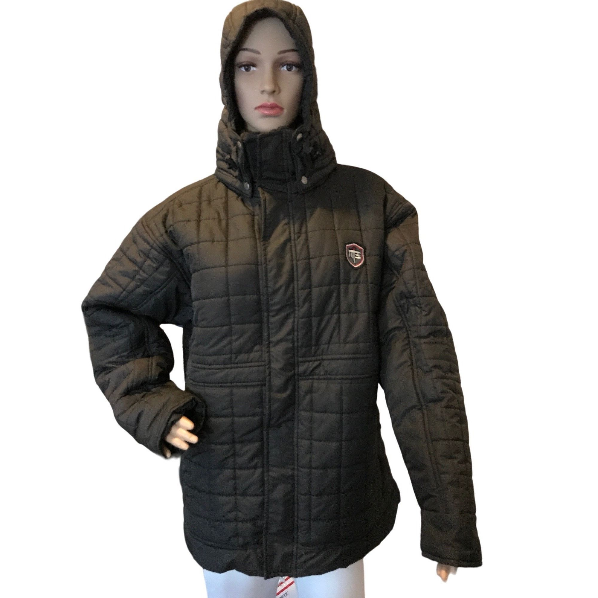 Designer × Vintage Retro M3 Millennium Three Medium BLACK Jacket Winter Warm PU Size US M / EU 48-50 / 2 - 1 Thumbnail
