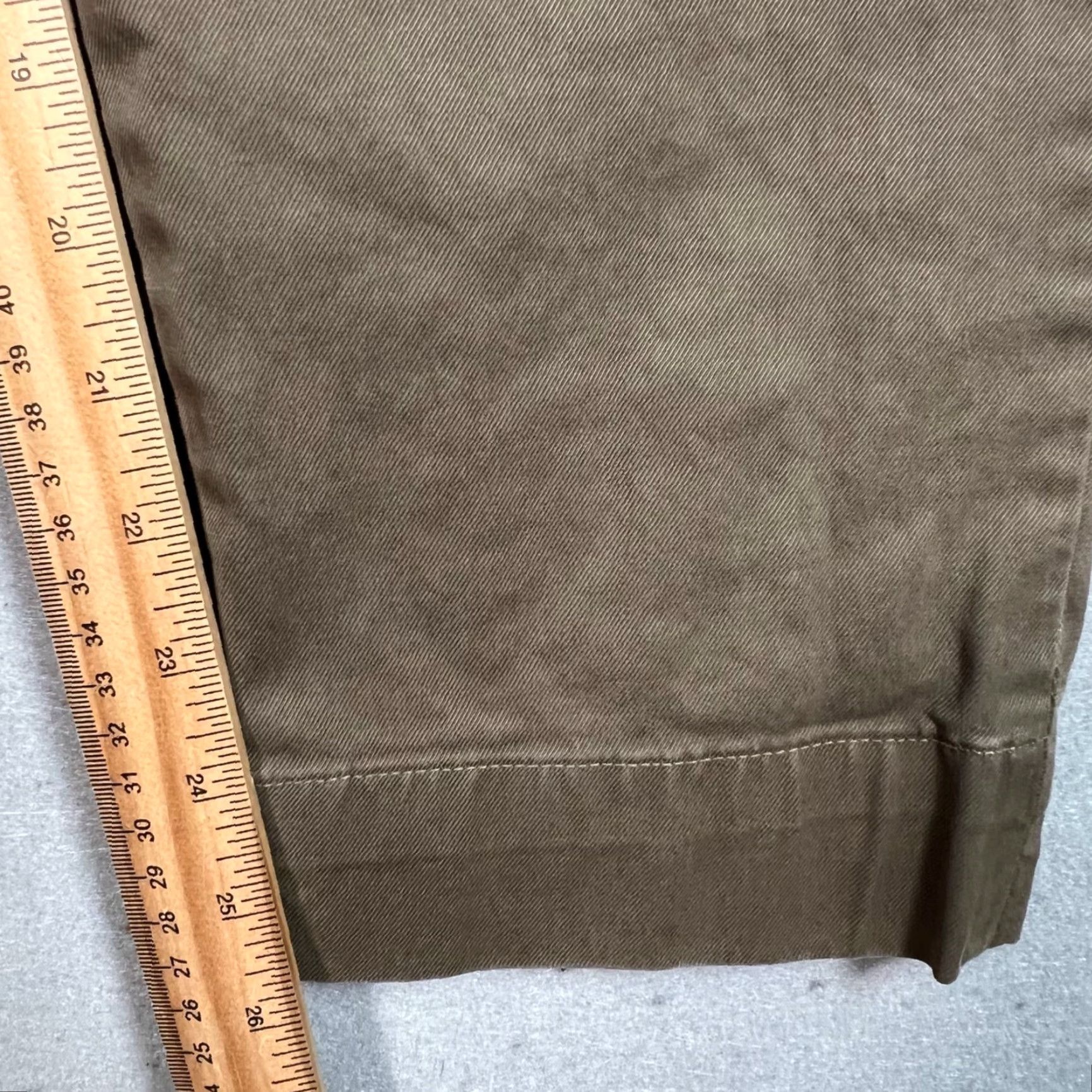 Frame FRAME Womens Olive Green High-Waisted Paperbag Tapered Pants 26 Size 26" / US 2 / IT 38 - 7 Thumbnail