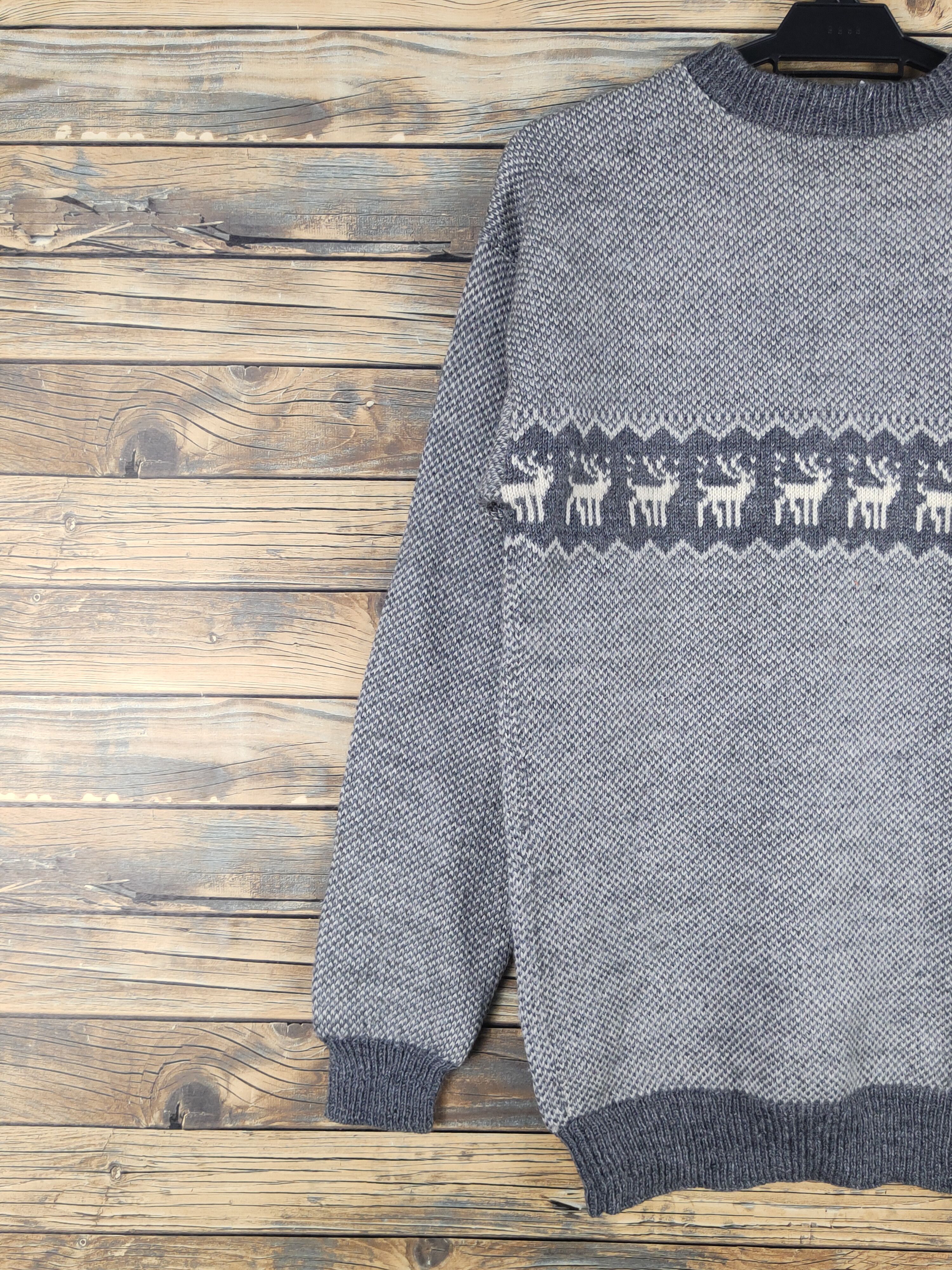 Vintage Japanese Brand Gray Knitwear Sweatshirts #W1335 Size US S / EU 44-46 / 1 - 8 Thumbnail
