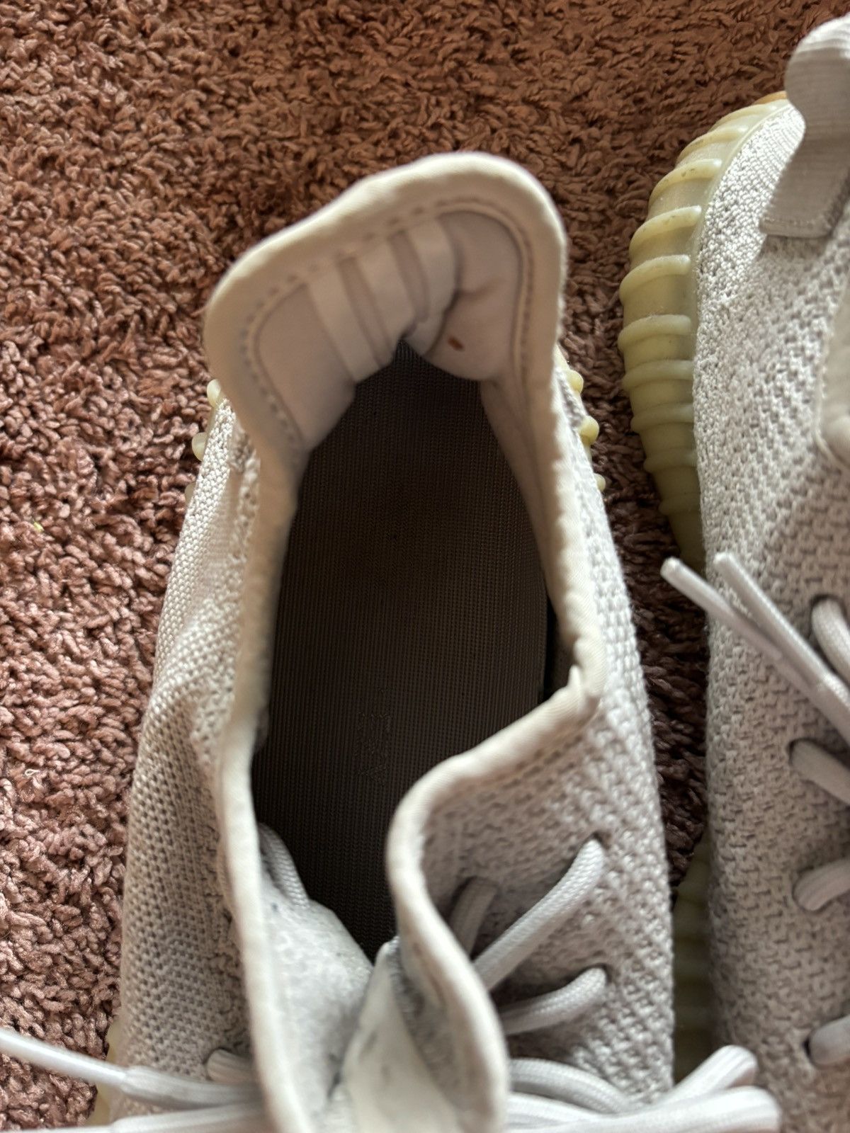 Adidas × Kanye West 11.5 Yeezy 350 V2 ‘Sesame’ Size US 11.5 / EU 44-45 - 4 Thumbnail