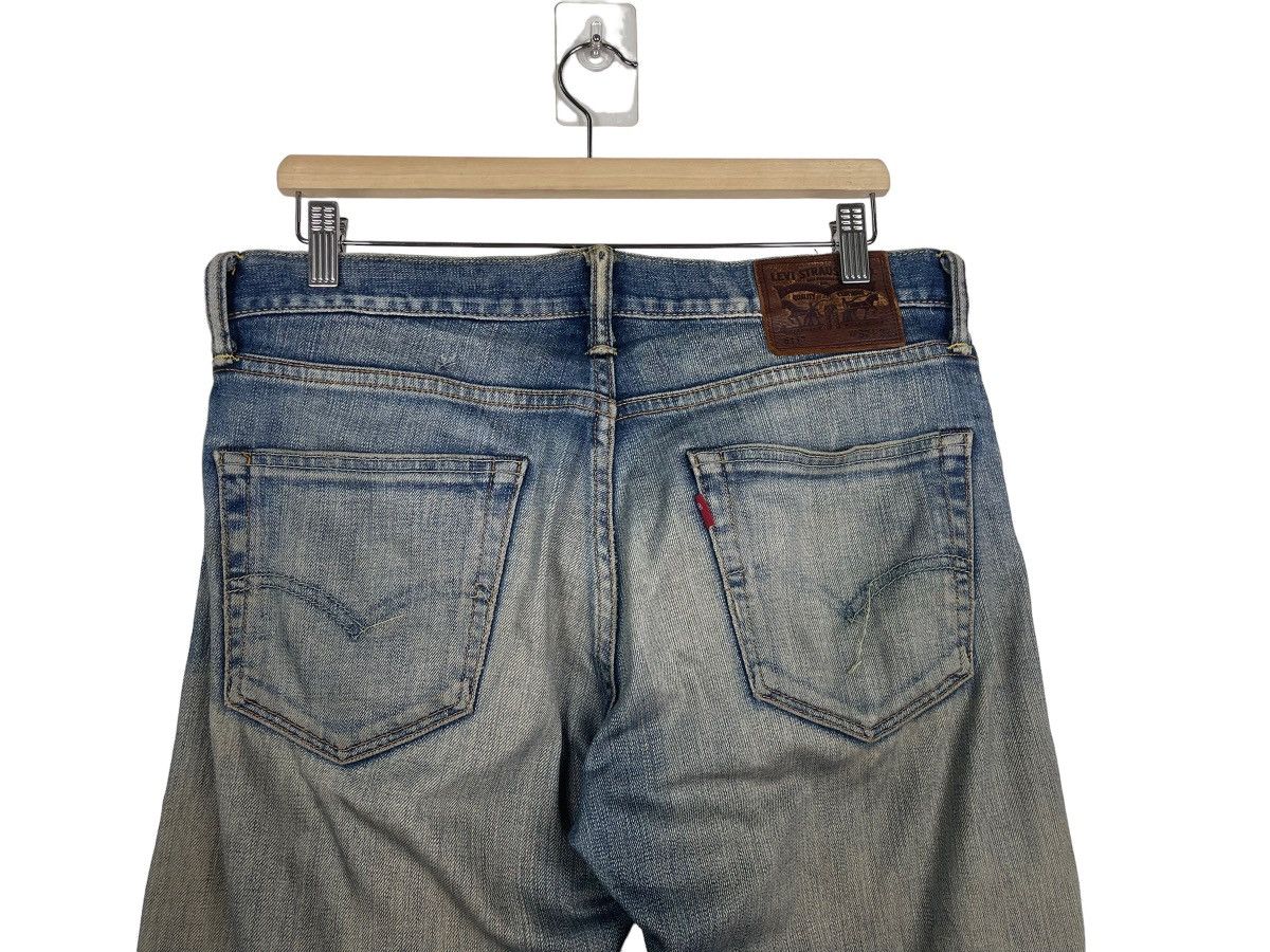 Levi's LEVIS 511 SELVEDGE DISTRESSED ZIPPER FLY DENIM JEANS Size US 35 - 14 Thumbnail