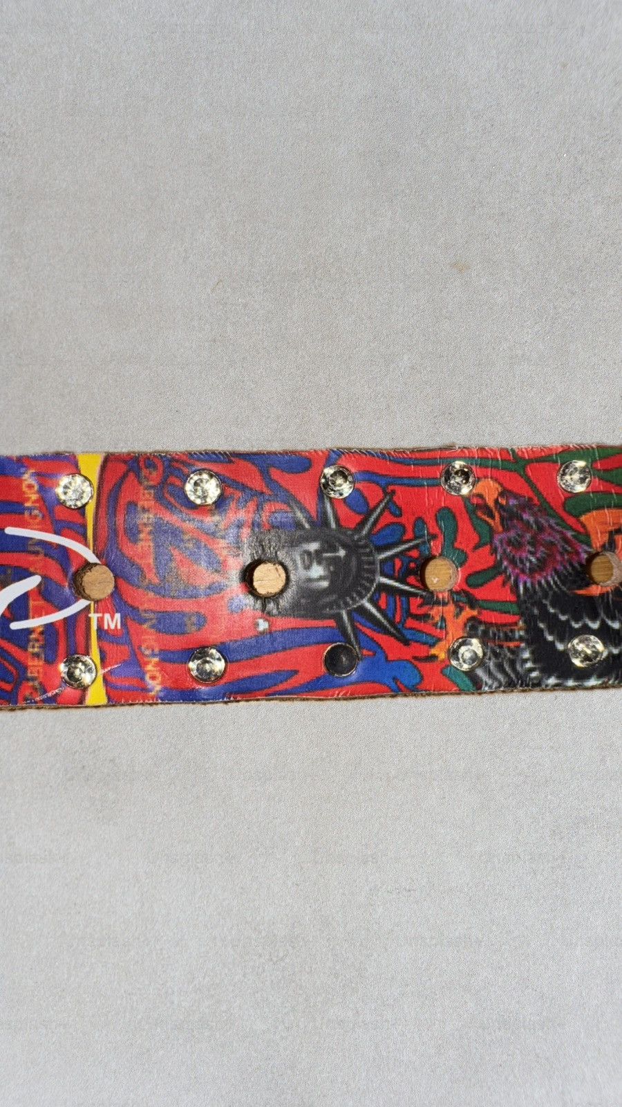 Christian Audigier × Ed Hardy Ed Hardy Belt Vintage Rhinestone Size ONE SIZE - 3 Thumbnail