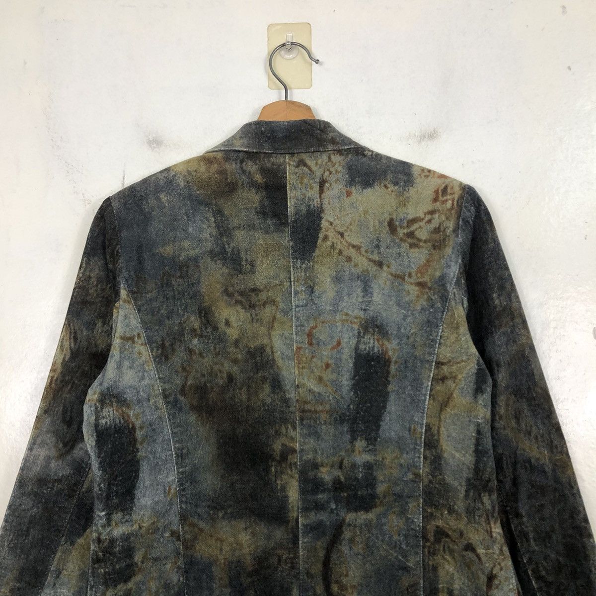 Japanese Brand 📌Vintage Suede Leather Jacket Montsoie Blanket Issey Miyake Size US M / EU 48-50 / 2 - 12 Thumbnail