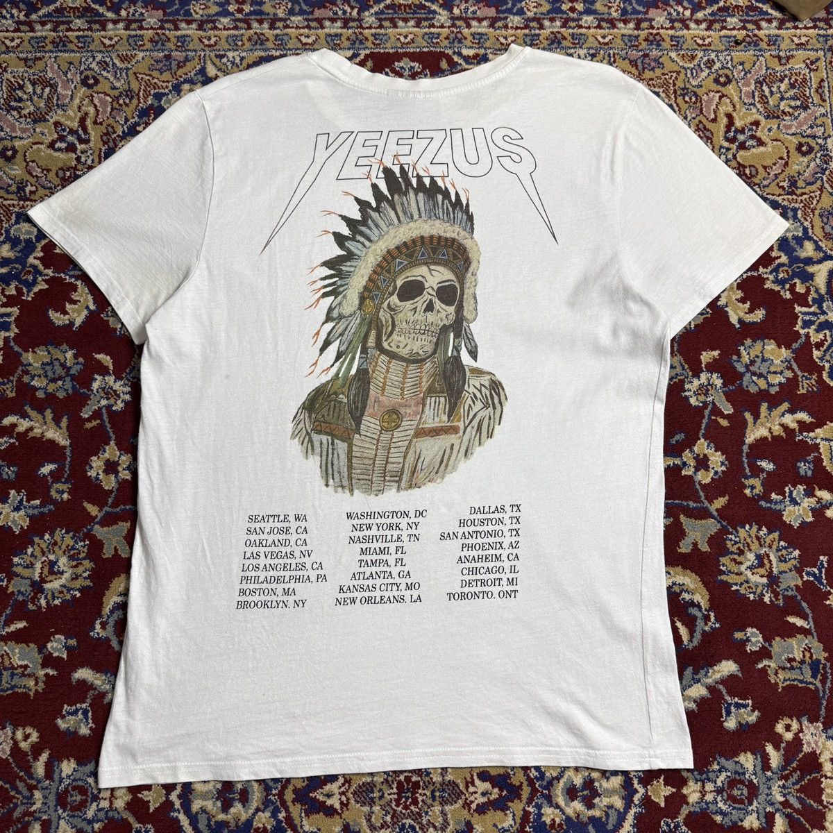 Kanye West 2015 Kanye West Yeezus tour merch tee Native Skull rare Size US L / EU 52-54 / 3 - 3 Thumbnail