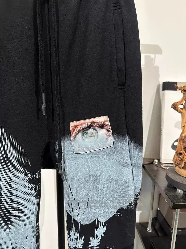 Boris Bidjan Saberi Boris Bidjan Saberi Size XXS P3C printed tapered sweatpants Size US 26 / EU 42 - 5 Thumbnail
