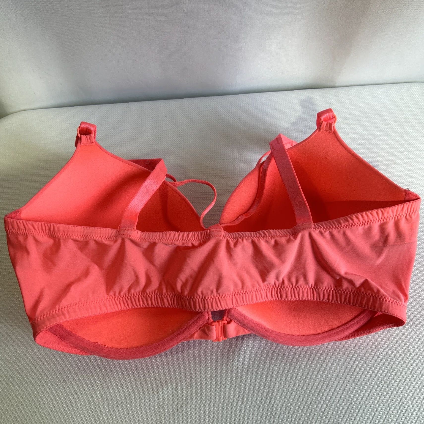 Victoria's Secret Victoria's Secret Bra 36DD Pink Racerback T-Shirt Front Close Womens Underwired DD Lace Size ONE SIZE - 4 Thumbnail