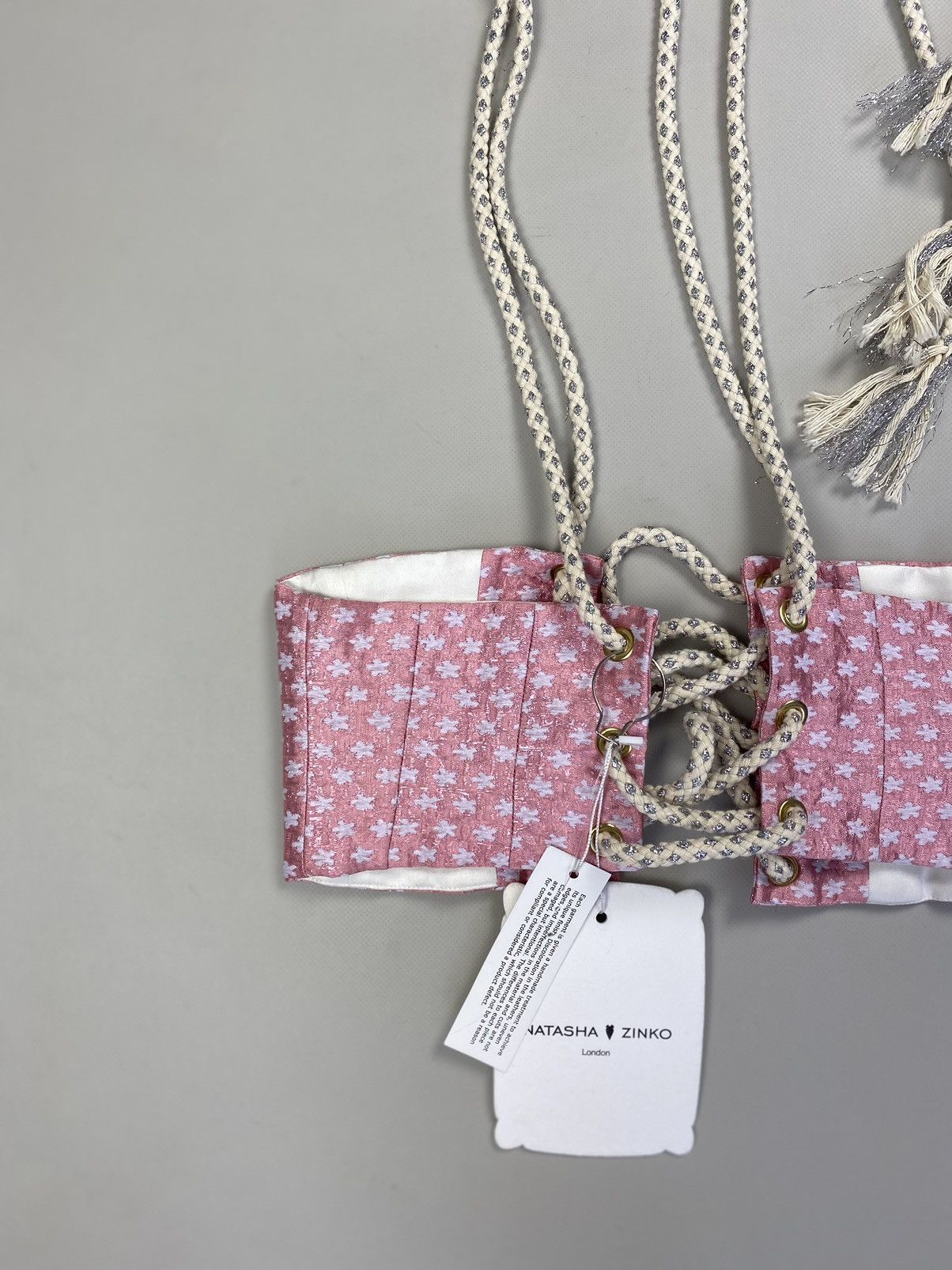 Designer × Natasha Zinko BNWT! Natasha Zinko Brocade Corset Belt size US 0 / IT 38 Size ONE SIZE - 8 Thumbnail