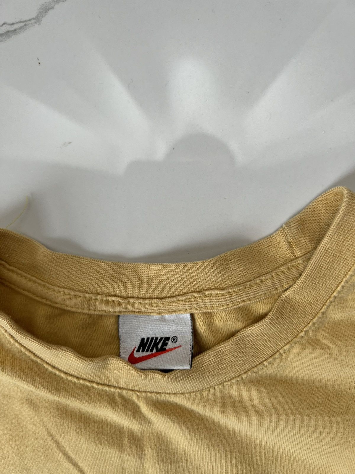 Nike × Vintage 90's RARE NIKE RETRO EST 1971 SWOOSH LOGO Y2K TEE Size US L / EU 52-54 / 3 - 5 Thumbnail