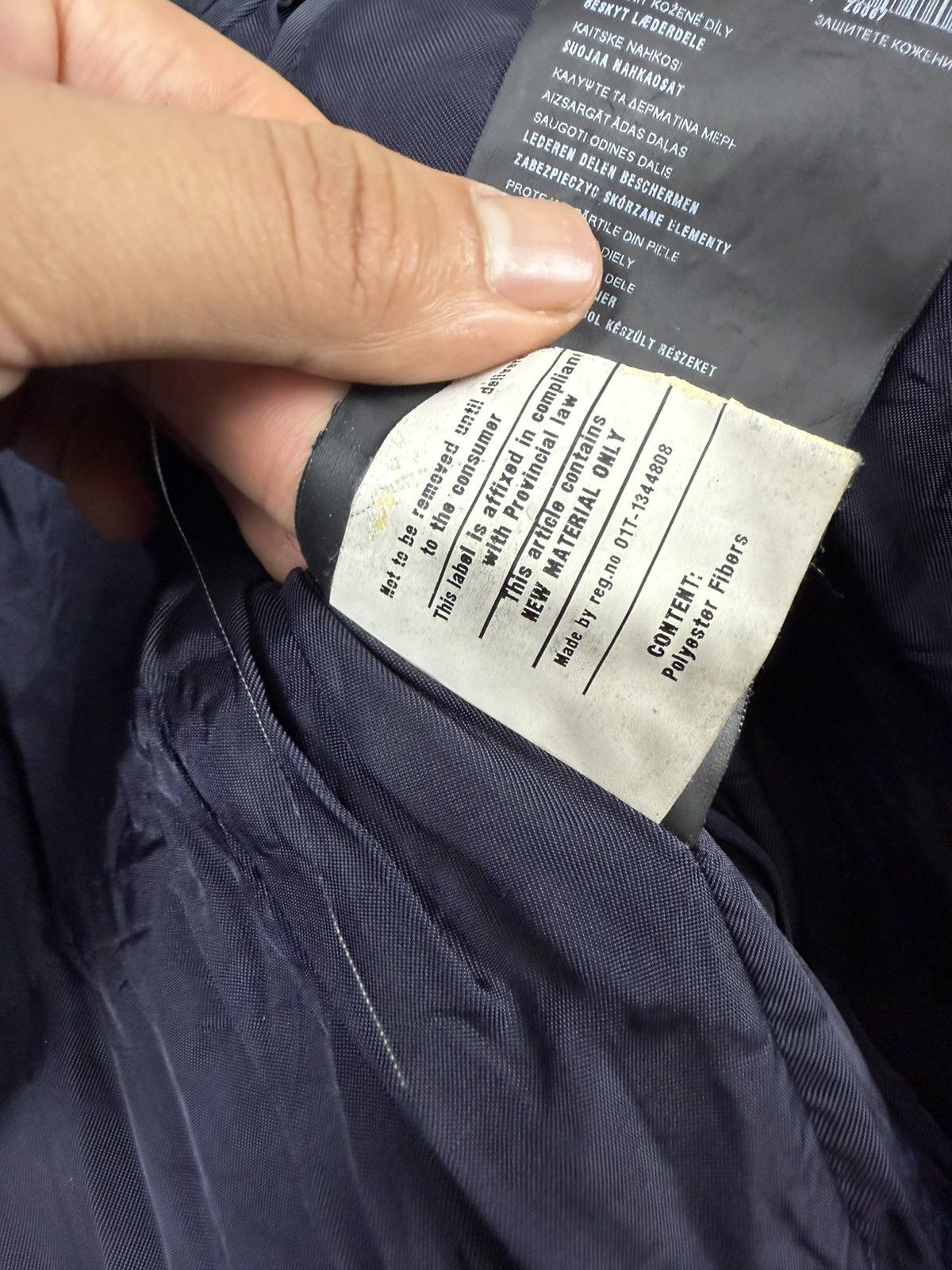 Prada Prada bomber Quilted Zip Jacket in Navy size M Size US M / EU 48-50 / 2 - 11 Thumbnail