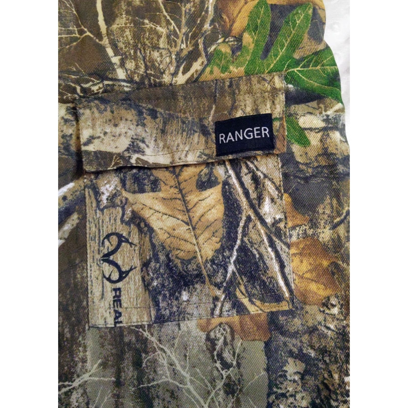 Vintage Ranger Camo Cargo Pants Mens M Realtree Camouflage Cargo Pants 90s Outdoor Hunting USA Nature Belt Loops Pockets Size US 31 - 6 Thumbnail