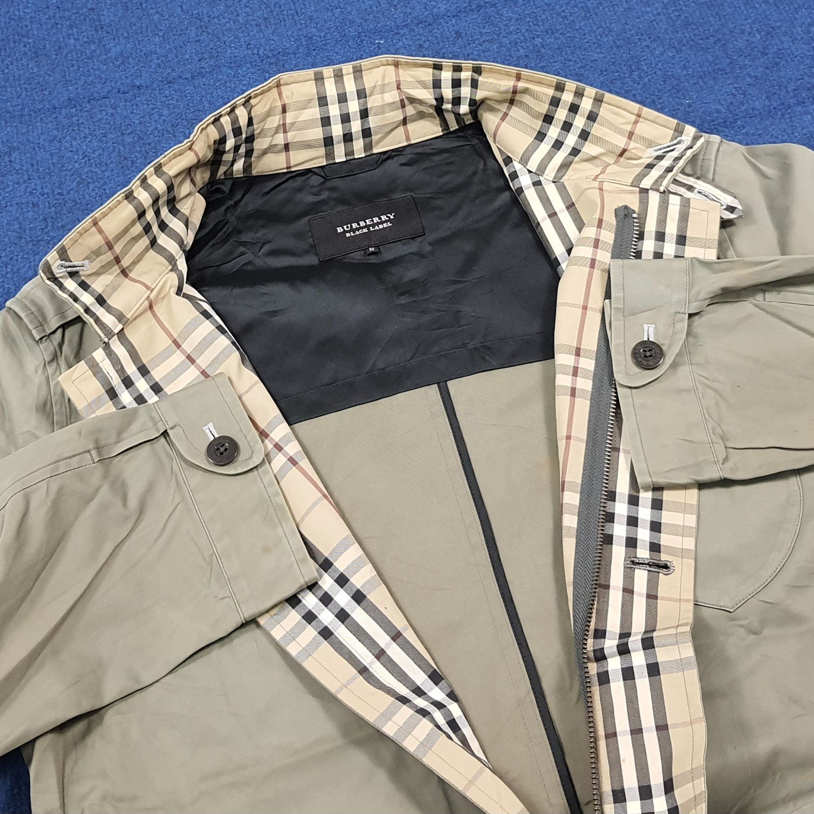 Burberry Vintage Burberry Black Label Military Field Jacket C287N18 Size US S / EU 44-46 / 1 - 7 Thumbnail