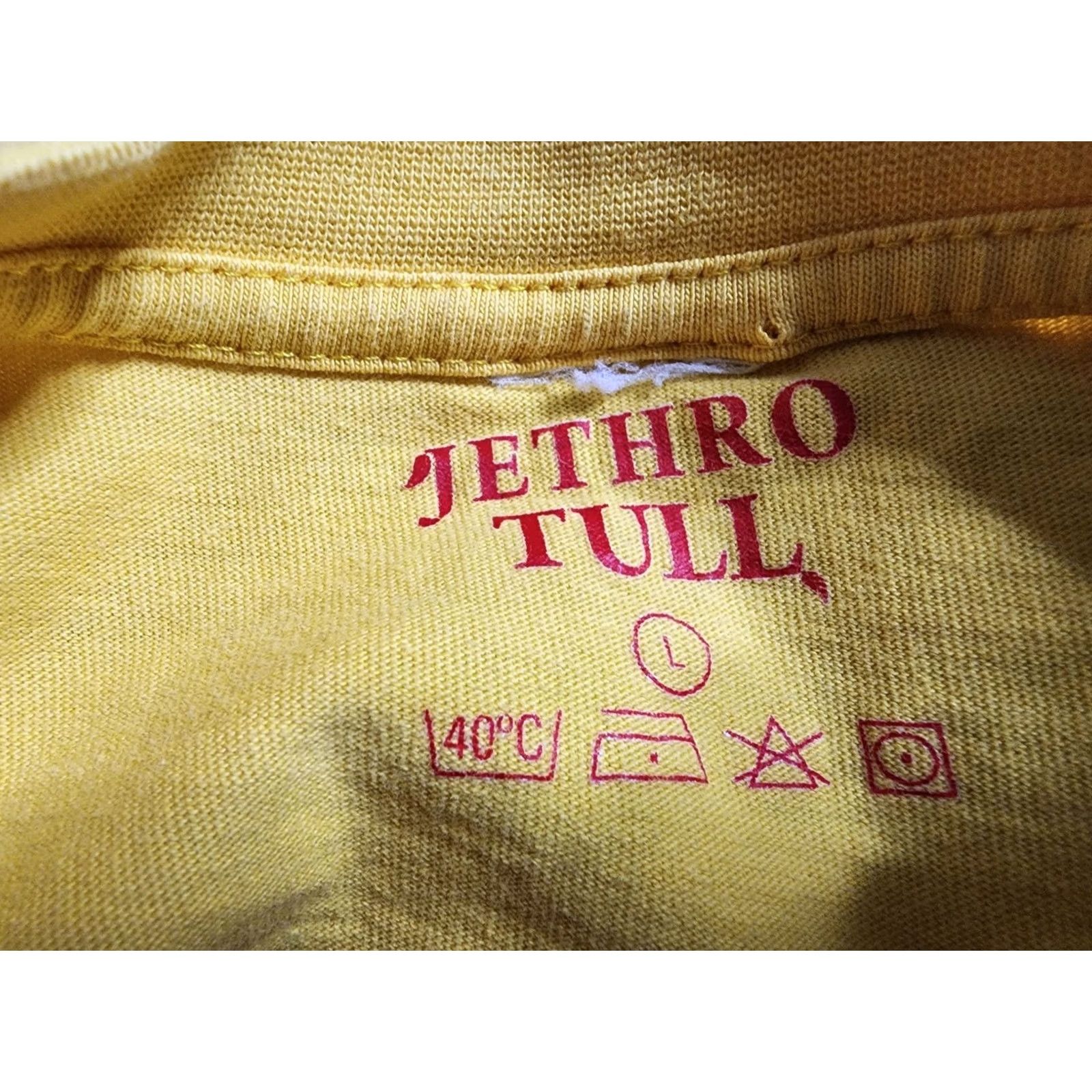 Doublet VINTAGE JETHRO TULL TOO OLD TO ROCK N ROLL Comic Book T Shirt Double Sided Mens L Yellow T-Shirt Size US L / EU 52-54 / 3 - 5 Thumbnail