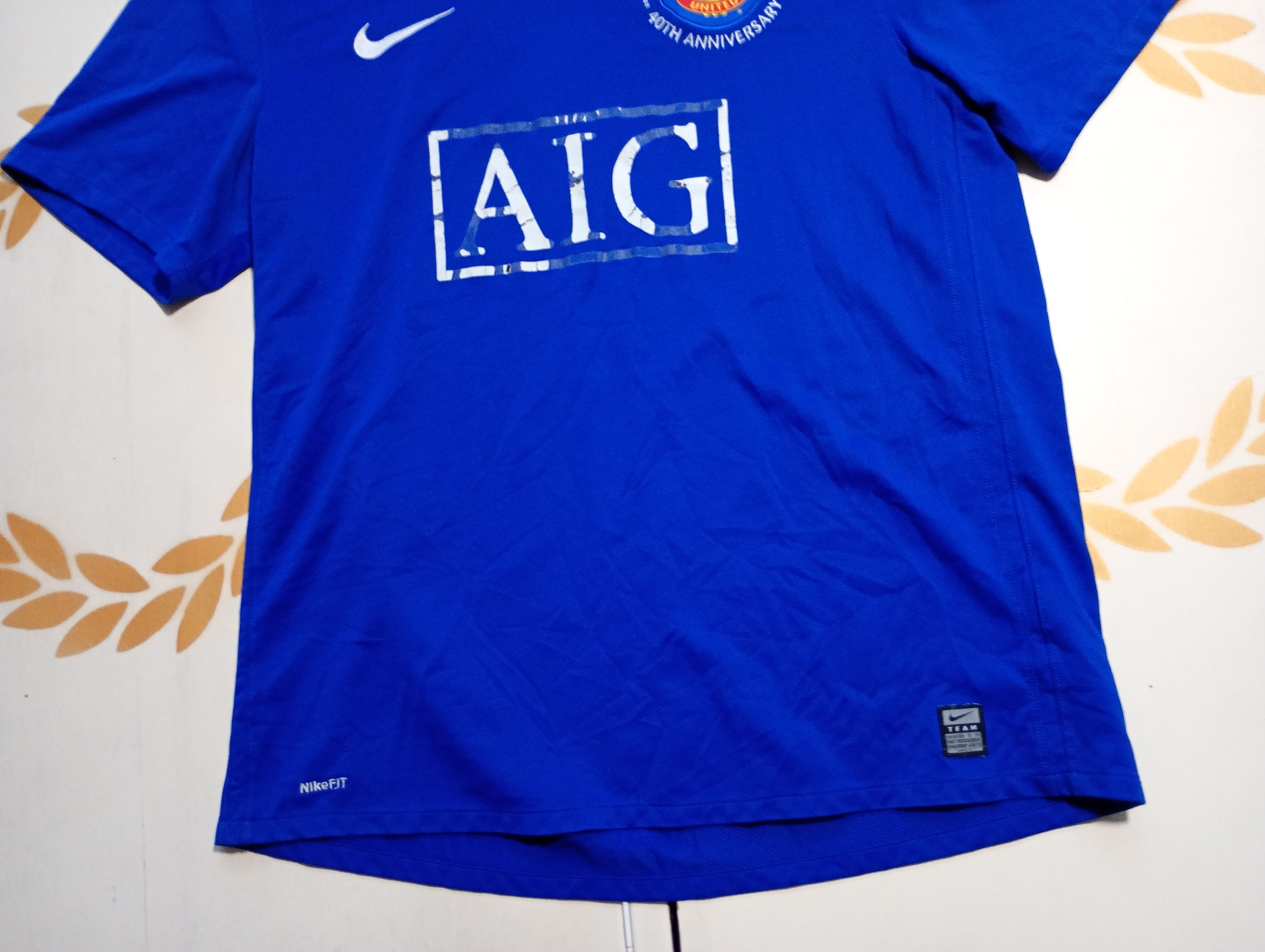 Nike MANCHESTER UNITED 2008 2009 THIRD SOCCER JERSEY NIKE Size US XL / EU 56 / 4 - 4 Thumbnail