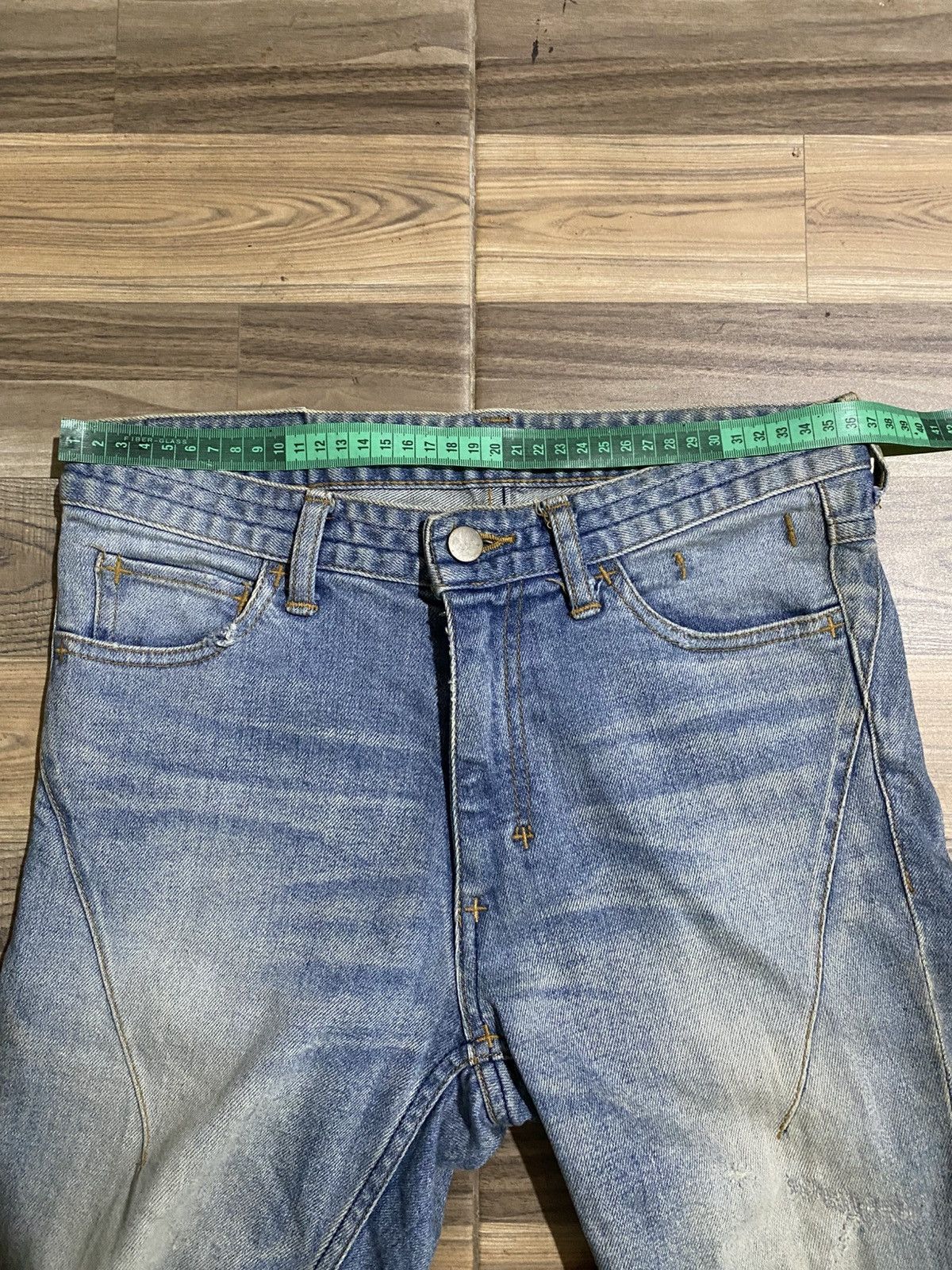 Number (N)ine NUMBER NINE STUDIOUS DISTRESSED SKINNY SHORT PANTS Size US 28 / EU 44 - 13 Thumbnail