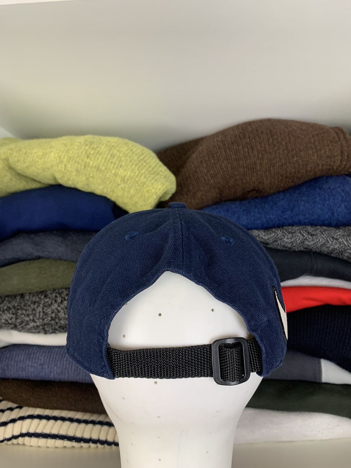 Nike × Vintage Vintage Nike Big Swoosh Cap Hat Size ONE SIZE - 15 Thumbnail