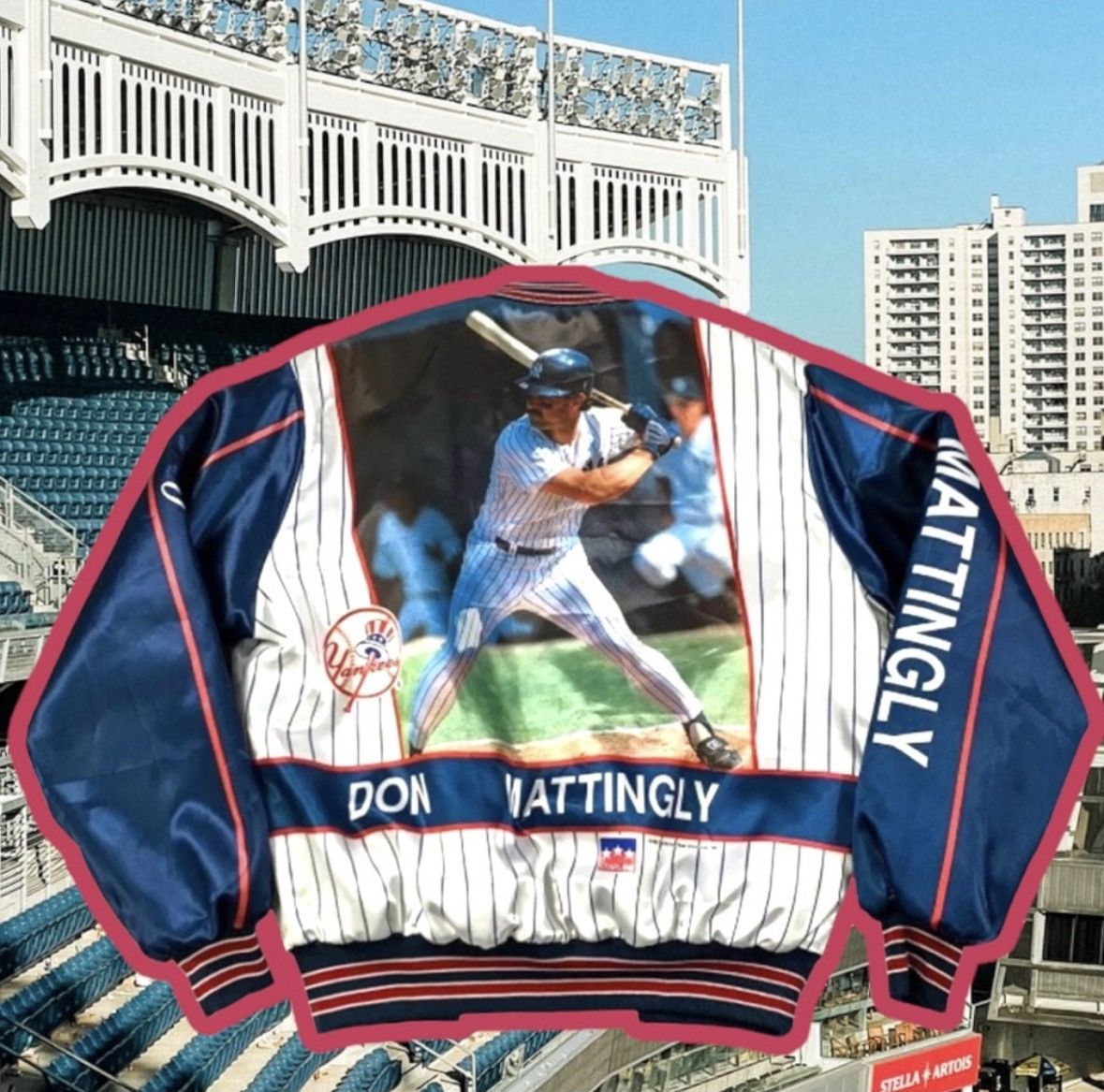 MLB 💎ViNTaGe 💎 1990's DaM MaTTiNGLy N.Y🗽 YaNKeeS ⚾️ 🧥 Size US M / EU 48-50 / 2 - 1 Thumbnail