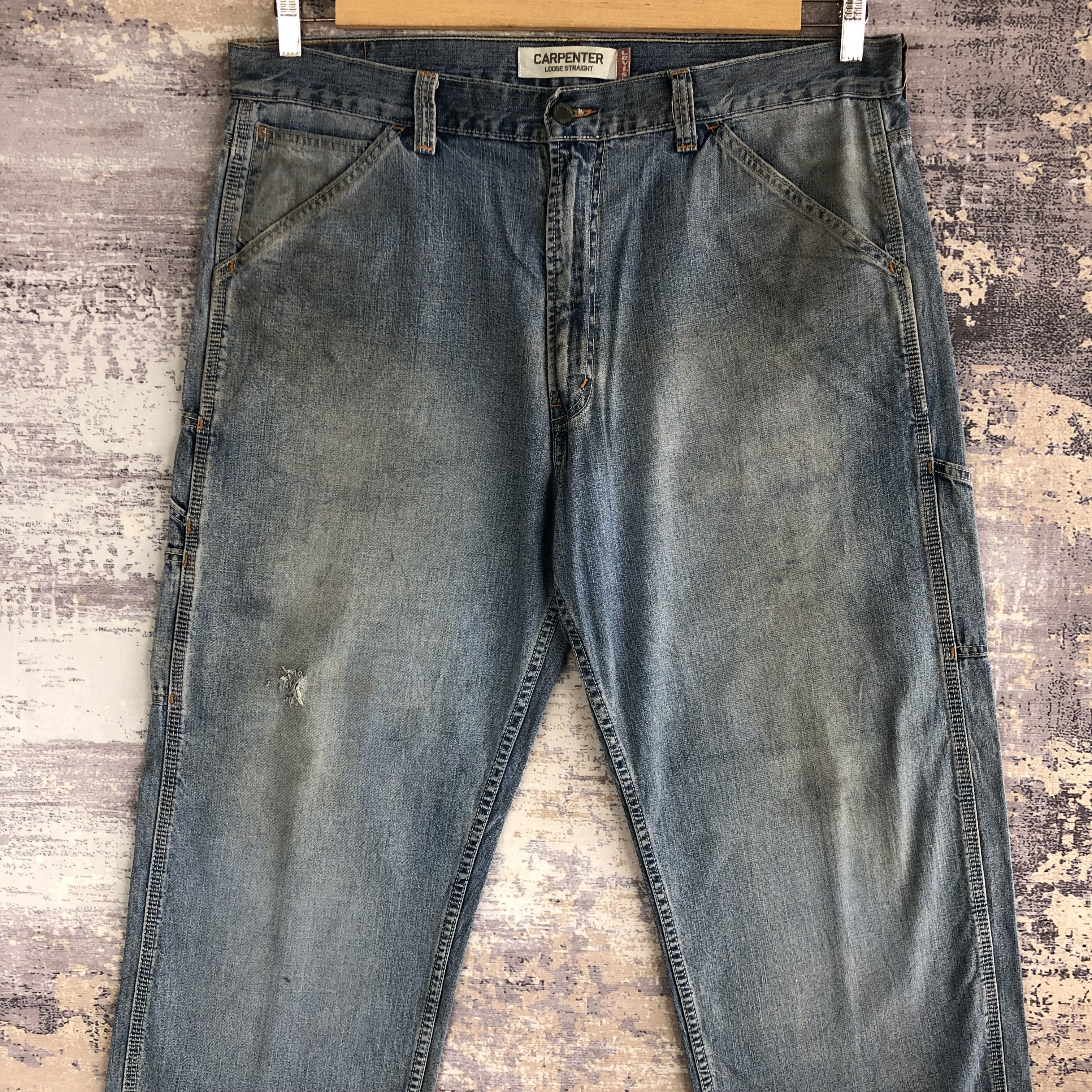 Levi's Vintage Levis Carpenter Mud Jeans Levi's Workwear Denim Size US 40 / EU 56 - 3 Thumbnail