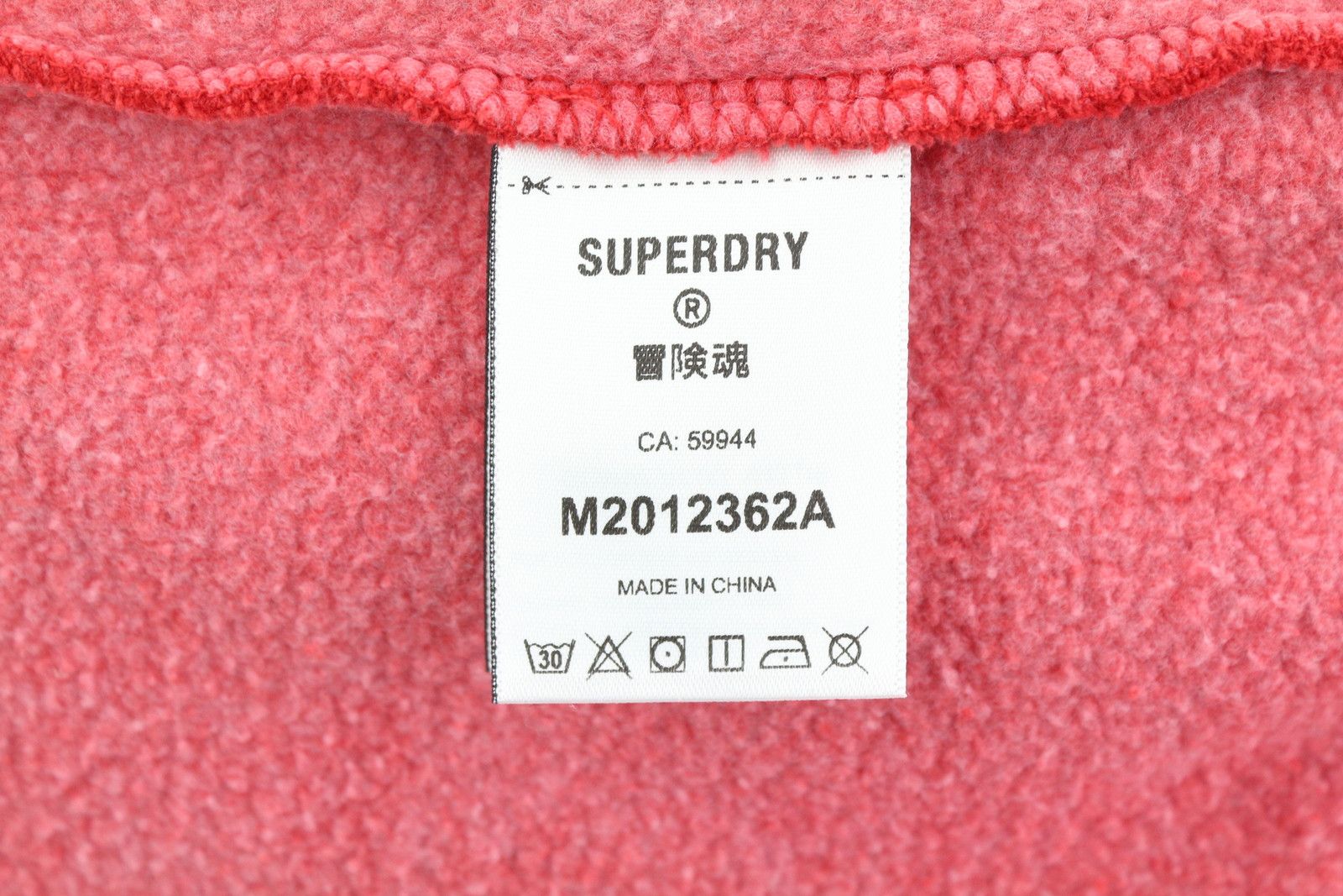 Superdry VINTAGE WASHED M Red Logo Kangaroo Hoodie 87132 Size US M / EU 48-50 / 2 - 7 Thumbnail