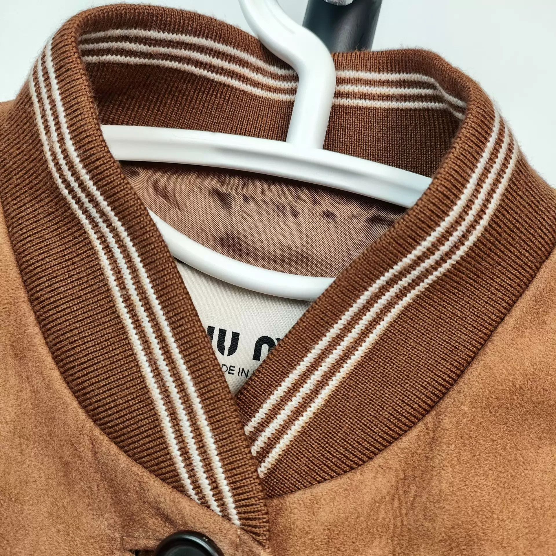 Miu Miu MIU MIU 26SS Brown Suede Embroidered Short Jacket Size S / US 4 / IT 40 - 3 Thumbnail