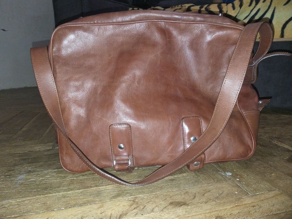 H&M × Maison Margiela Vintage Margiela H&M Upside down Leather Bag Size ONE SIZE - 1 Thumbnail