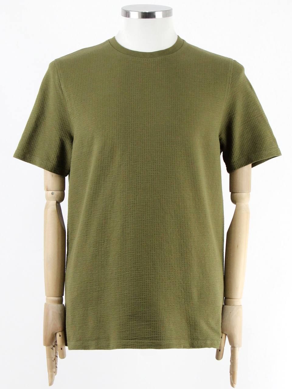 Common People COMMON PEOPLE Khaki waffle cotton T-shirt Size US L / EU 52-54 / 3 - 1 Thumbnail