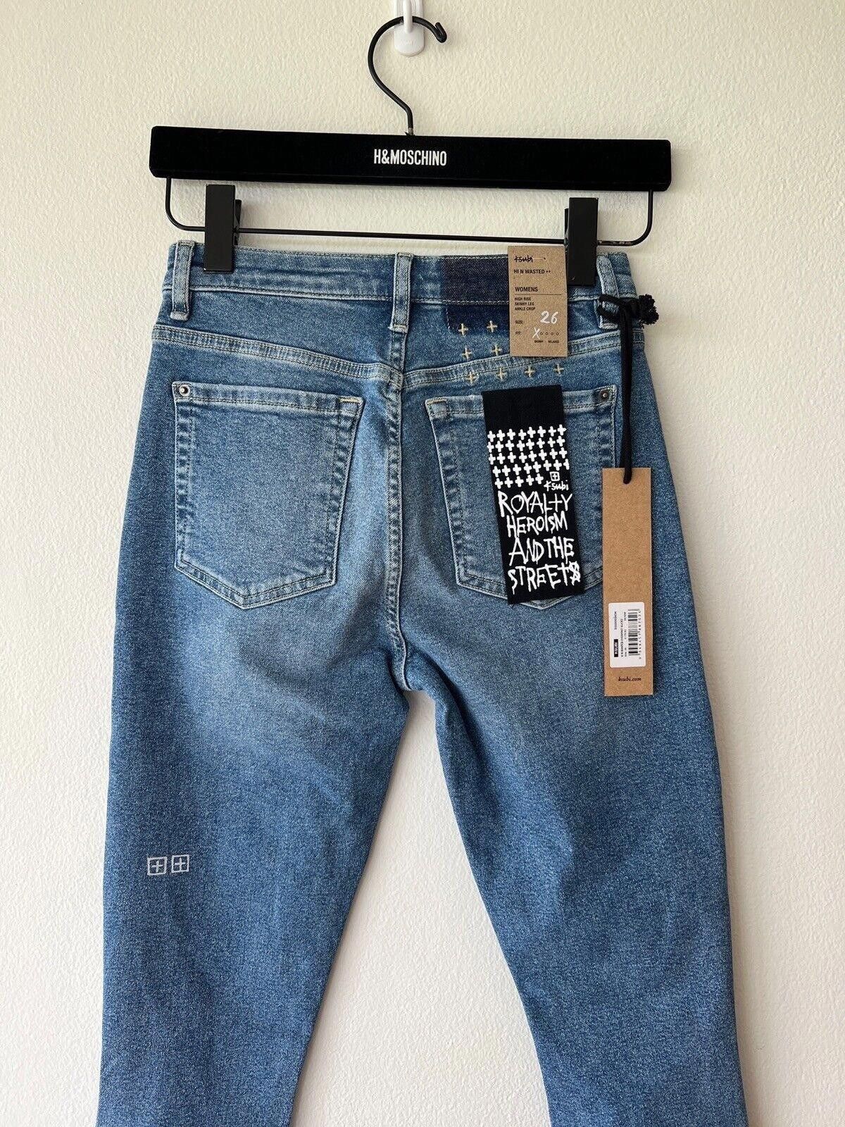 Ksubi new Ksubi womens denim jeans small hi n wasted blue 26 8 Size 26" / US 2 / IT 38 - 6 Thumbnail