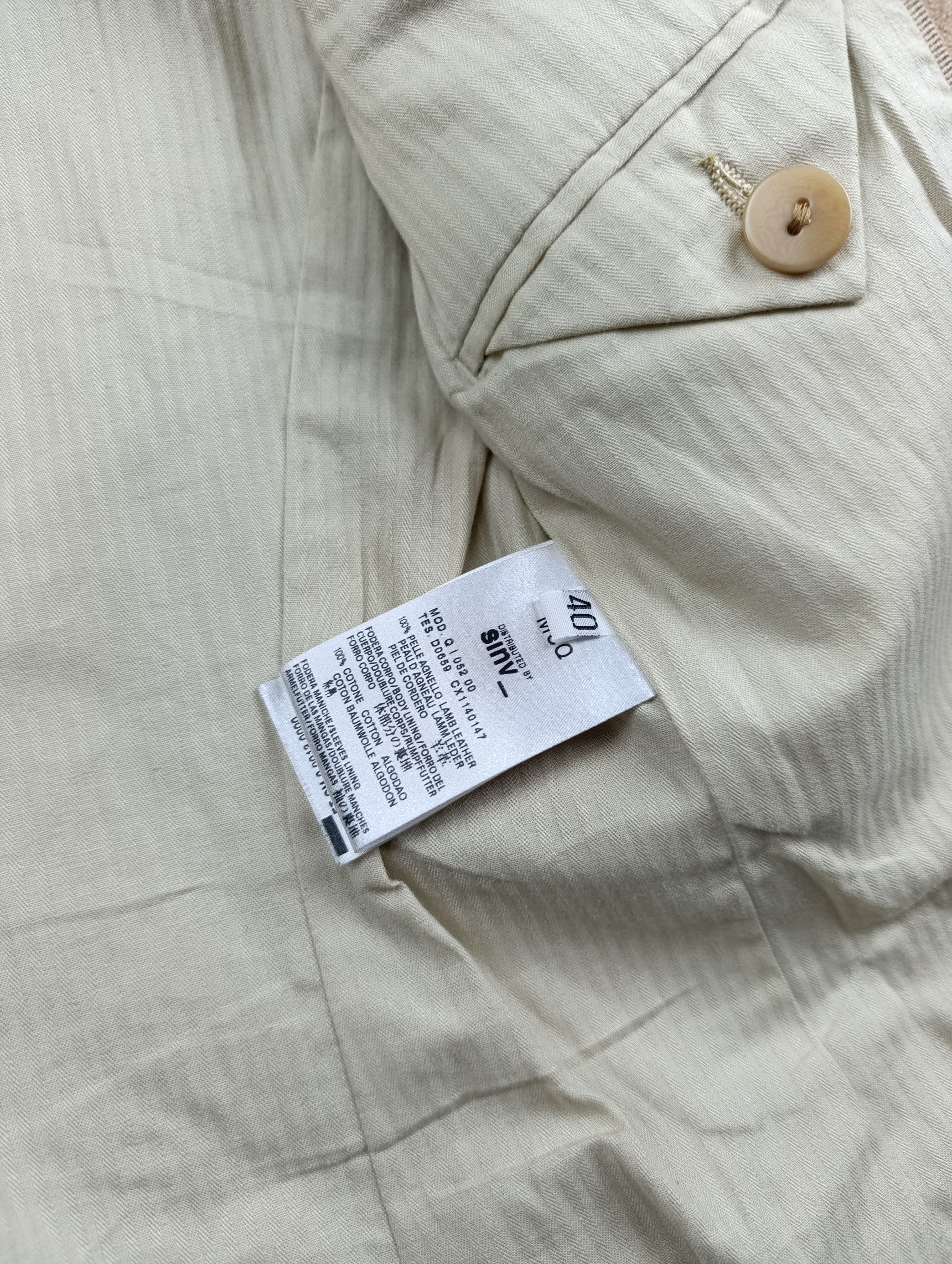 Alexander McQueen McQ Alexander McQueen Lamb Leather Blazer Jacket Size IT 40 Size S / US 4 / IT 40 - 21 Thumbnail