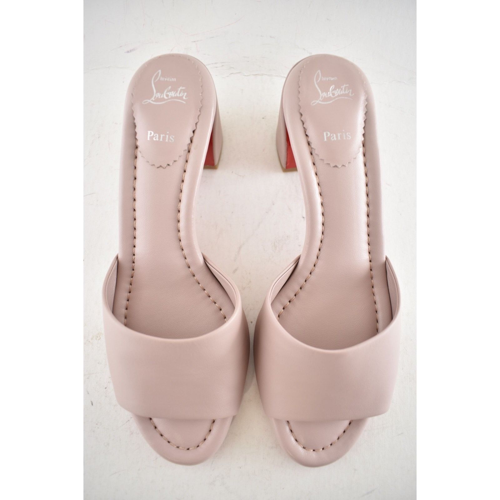 Christian Louboutin Christian Louboutin Jane Mule 55 Vintage Rose Pink Backless Size US 7.5 / IT 37.5 - 10 Thumbnail