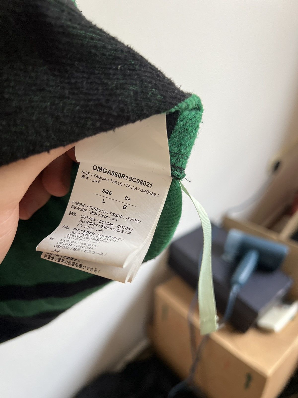 Off-White Off white Green flannel Size US M / EU 48-50 / 2 - 11 Thumbnail