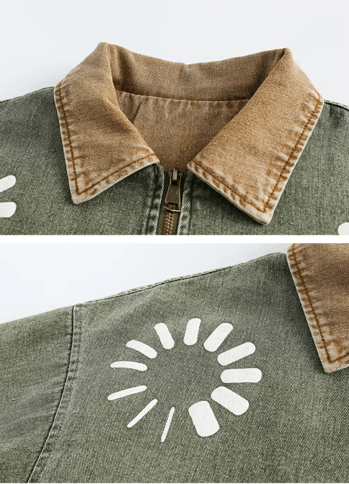 Japanese Brand × Vintage "Sun Flower-L" Cotton Denim Size US L / EU 52-54 / 3 - 3 Thumbnail