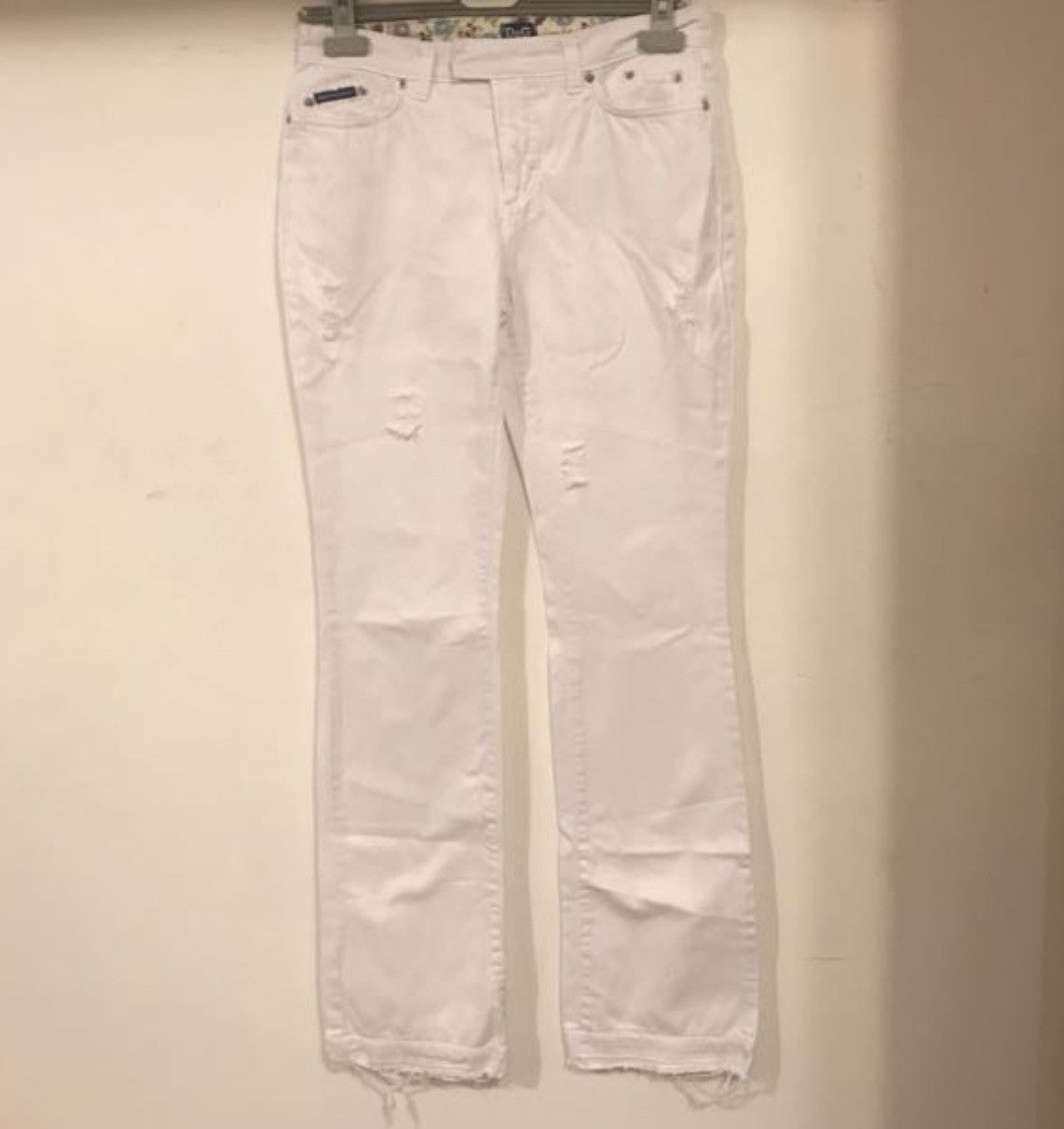 Dolce & Gabbana Dolce & Gabbana D&G white jeans Size 27" / US 4 / IT 40 - 1 Thumbnail