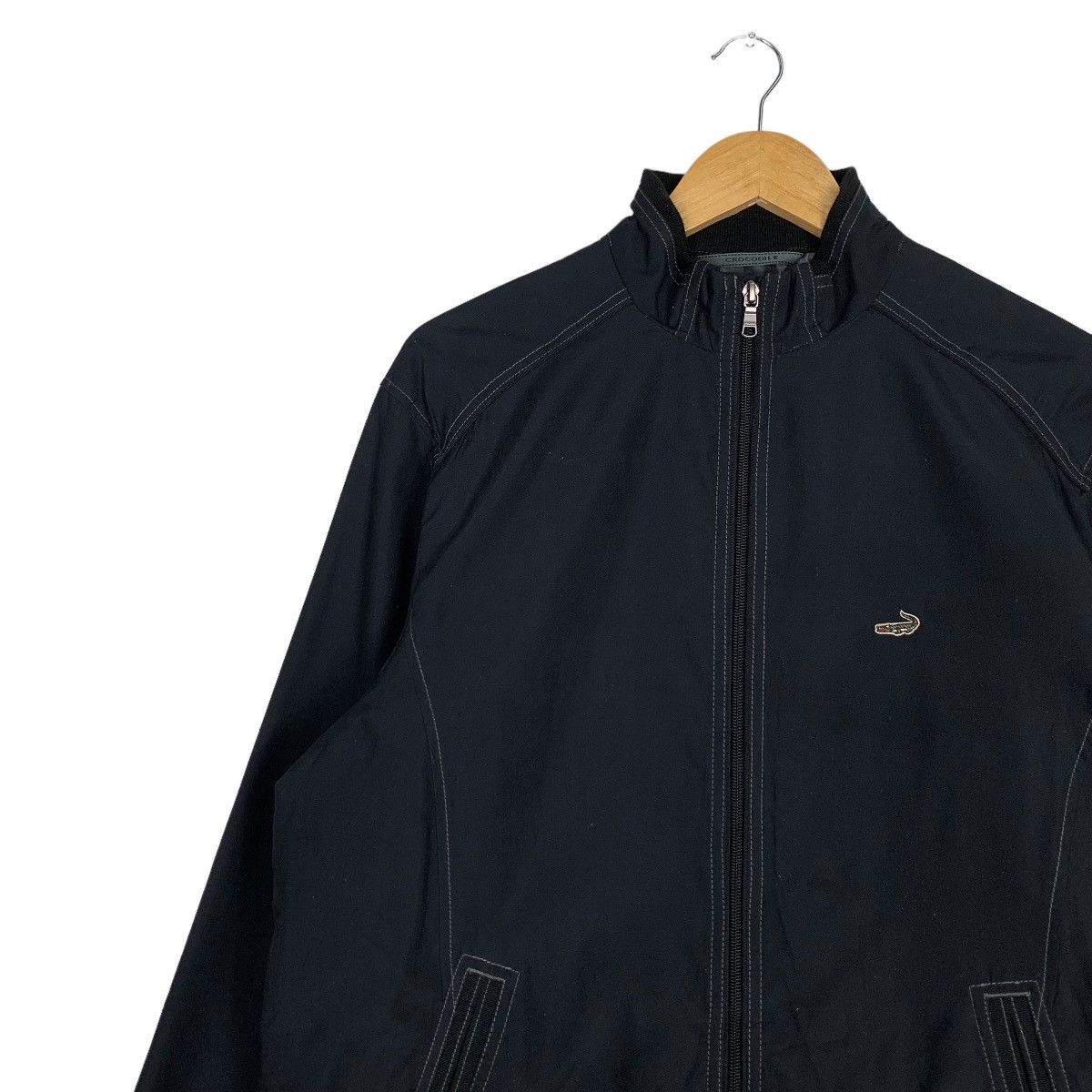 Japanese Brand CROCODILE Poly Nylon Casual Light Jacket #0973-C43 Size US L / EU 52-54 / 3 - 6 Thumbnail