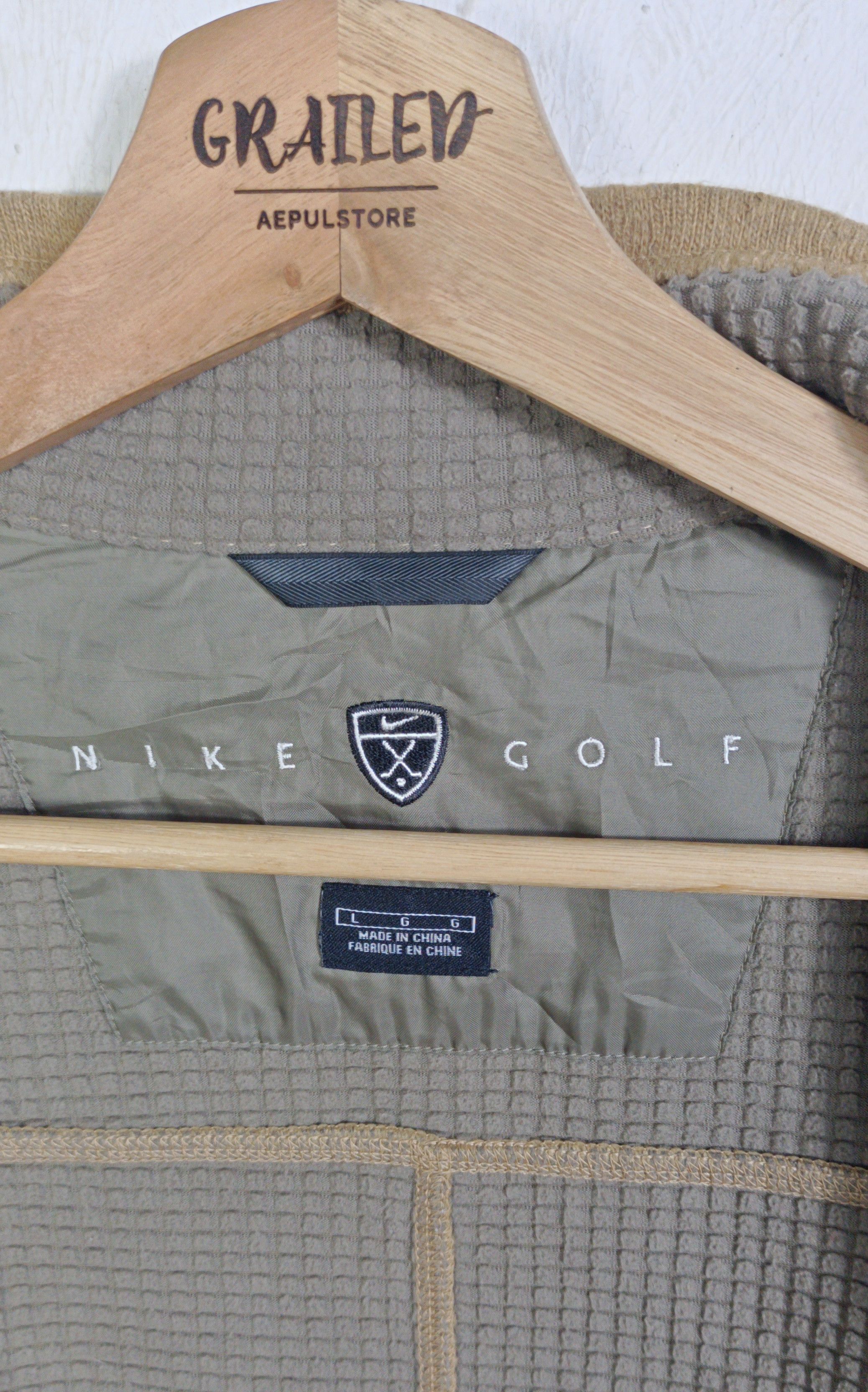 Nike × Vintage Vintage Nike Golf Small Logo Zipper Jacket Size US M / EU 48-50 / 2 - 9 Thumbnail