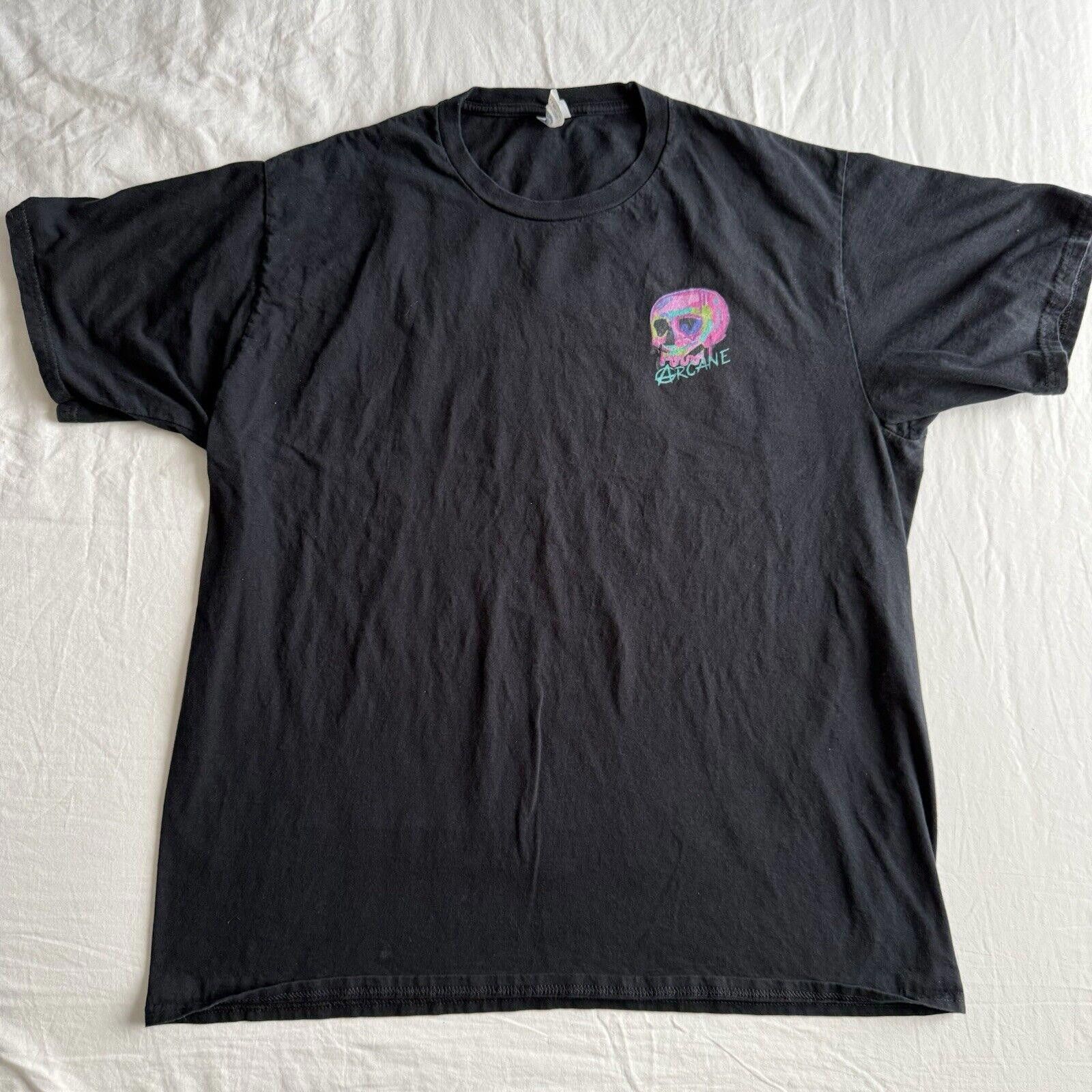 Designer Arcane Skull T-Shirt Size Men's XL Black Affliction Tapout Size US XL / EU 56 / 4 - 2 Thumbnail