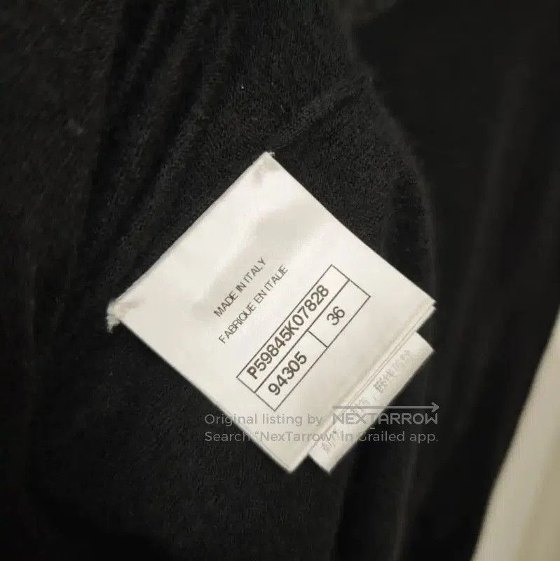 Chanel Chanel Black Cashmere Logo Sweater for Women . Size XS / US 0-2 / IT 36-38 - 5 Thumbnail
