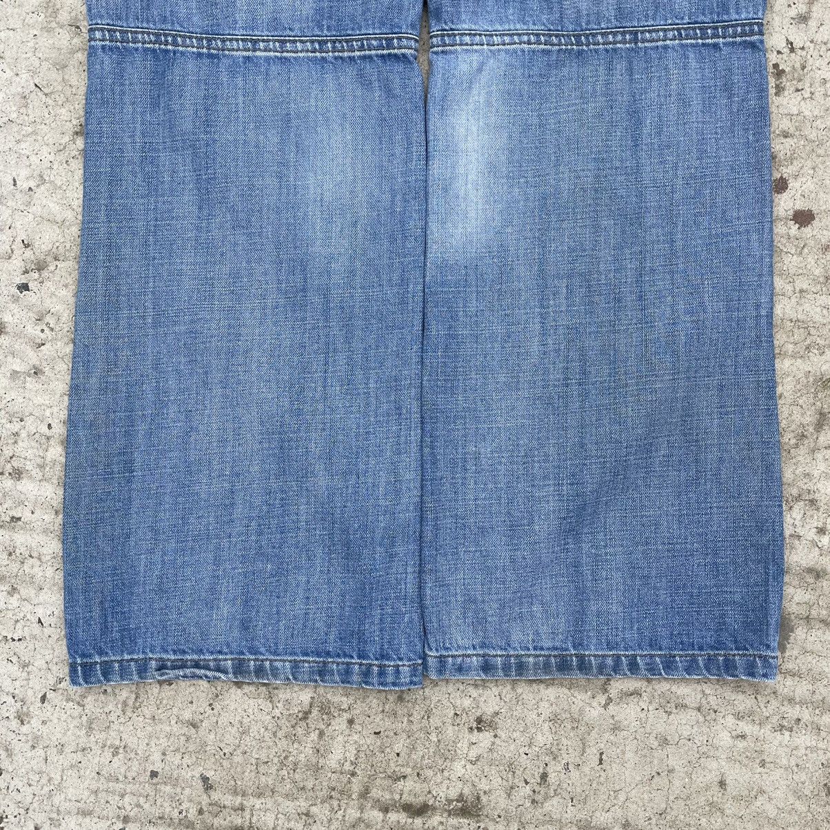 Le Grande Bleu (L.G.B.) VTG Man’s Fitted Crazy Henley’s Denim 32 Jeans Double Knee Size US 32 / EU 48 - 11 Thumbnail