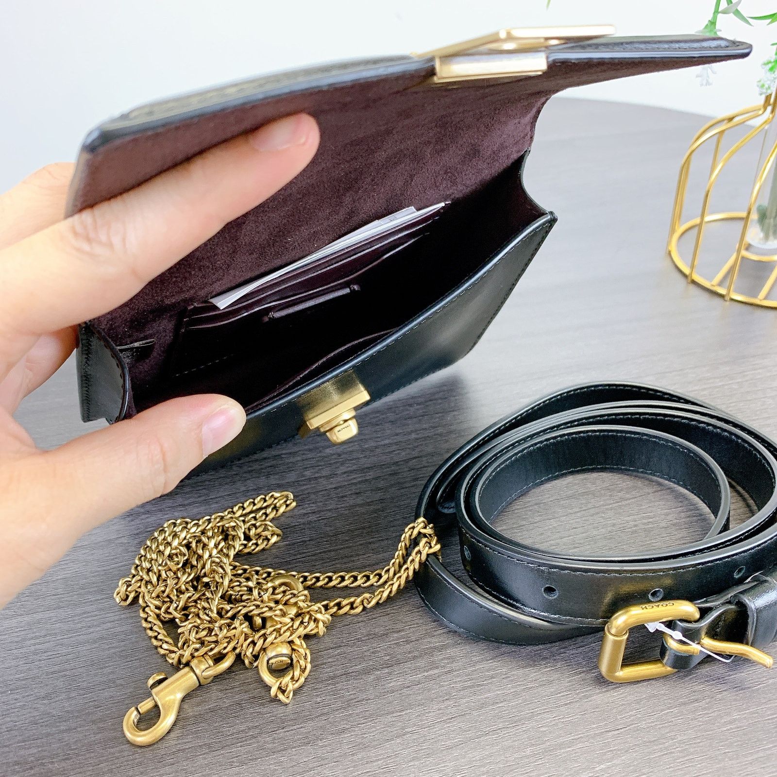 Coach Coach 89240 Hutton Belt Bag Fanny Pack Crossbody Black Size ONE SIZE - 8 Thumbnail