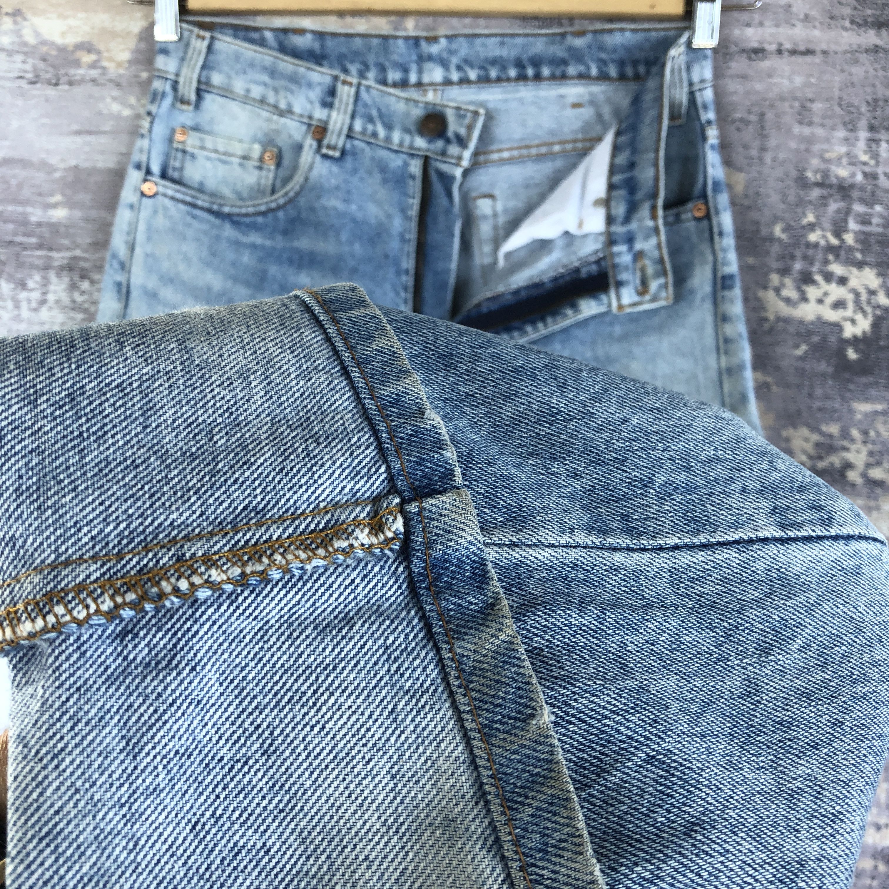 Levi's Vintage Levis 505 Faded Jeans Rusty Levi's Stone Wash Denim Size US 30 / EU 46 - 8 Thumbnail