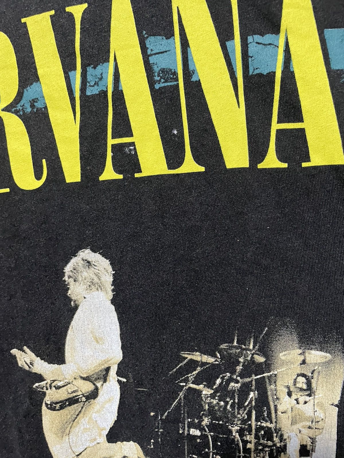 Band Tees × Nirvana × Vintage Nirvana 2014 Live at Reading T Shirt Grunge Tee Rock Size US L / EU 52-54 / 3 - 5 Thumbnail
