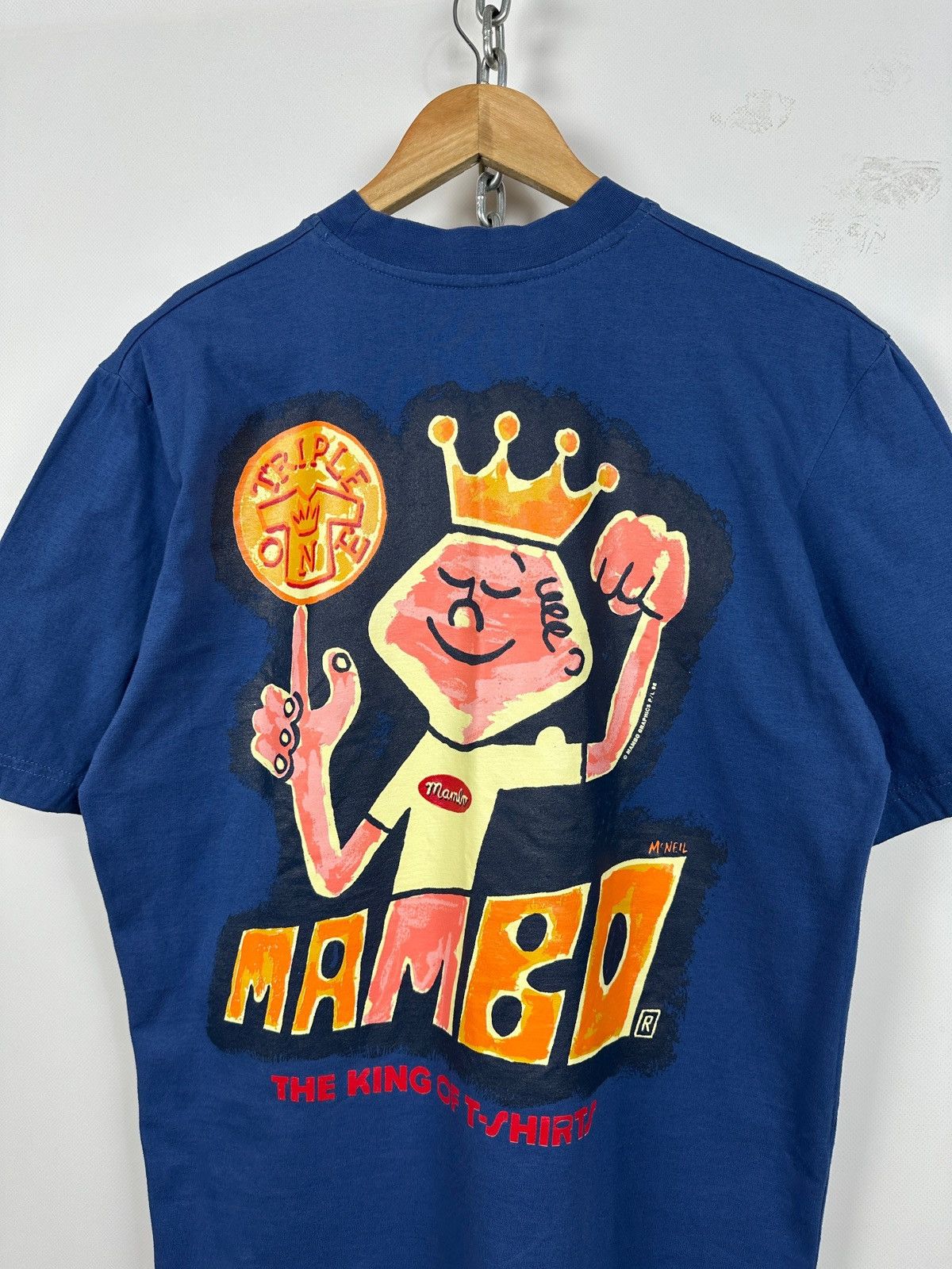 Mambo 1998 Vintage Mambo Graphic King of T-Shirt Crown Surf Skate Size US S / EU 44-46 / 1 - 3 Thumbnail