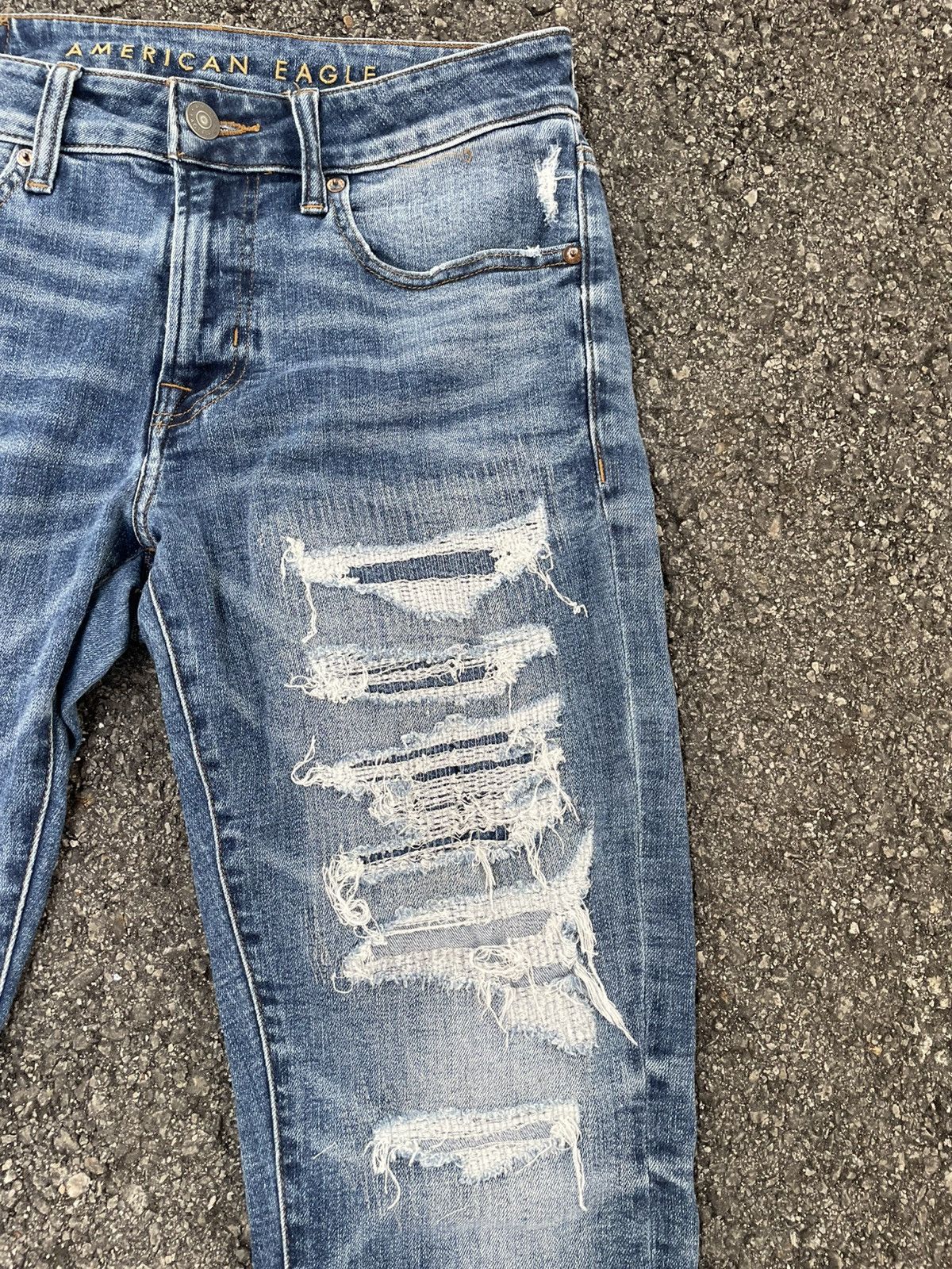 American Eagle Outfitters American Eagle Outfitters Distress Denim skinny Size US 31 - 2 Thumbnail