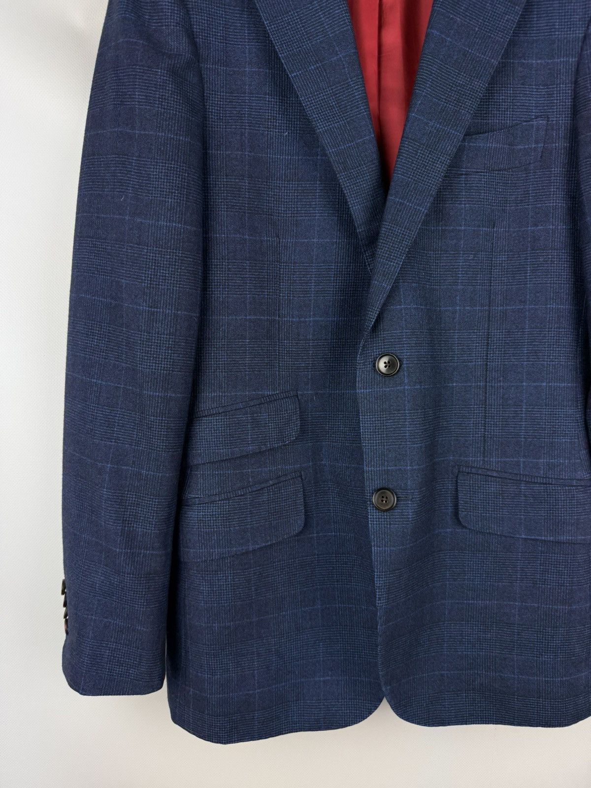 Suitsupply Suitsupply Carlo Barbera Wool Sienna Plaid Blazer Jacket Size 36R - 7 Thumbnail