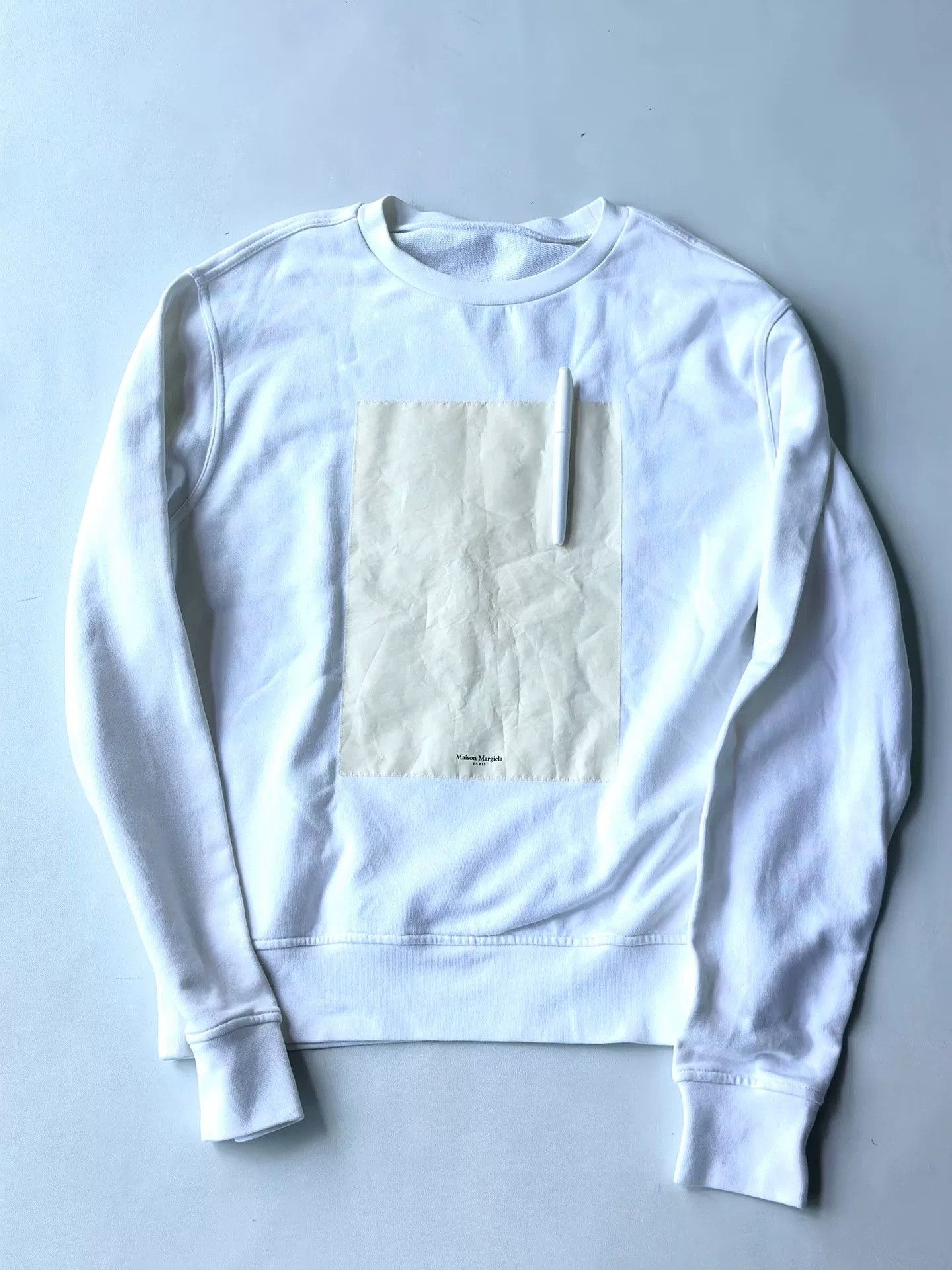 Maison Margiela Maison Margiela Whiteboard Sweatshirt Size US S / EU 44-46 / 1 - 1 Thumbnail