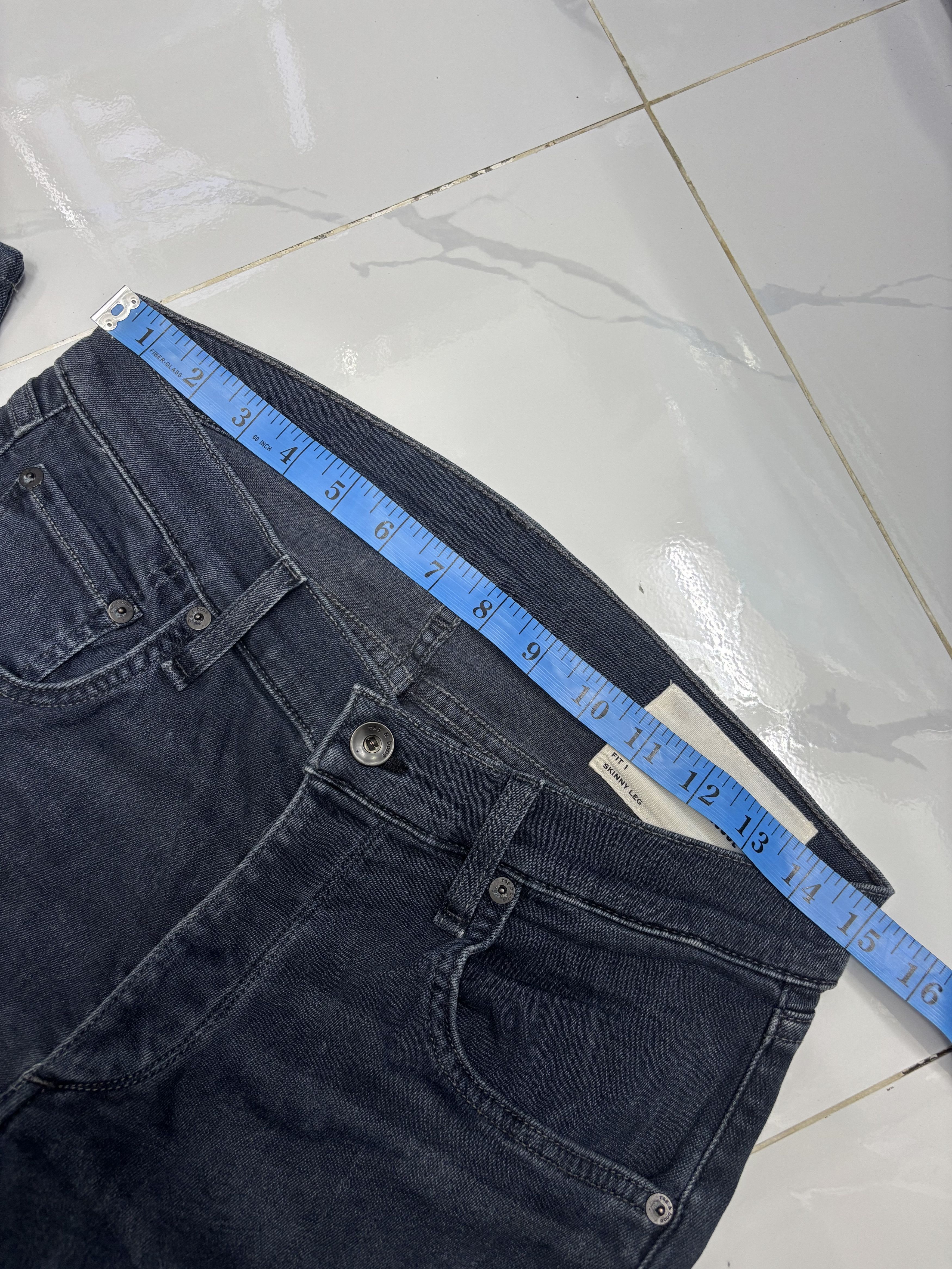 Rag & Bone 💥RAG & BONE FIT 1 SKINNY LEG JEANS FADED Size US 30 / EU 46 - 9 Thumbnail