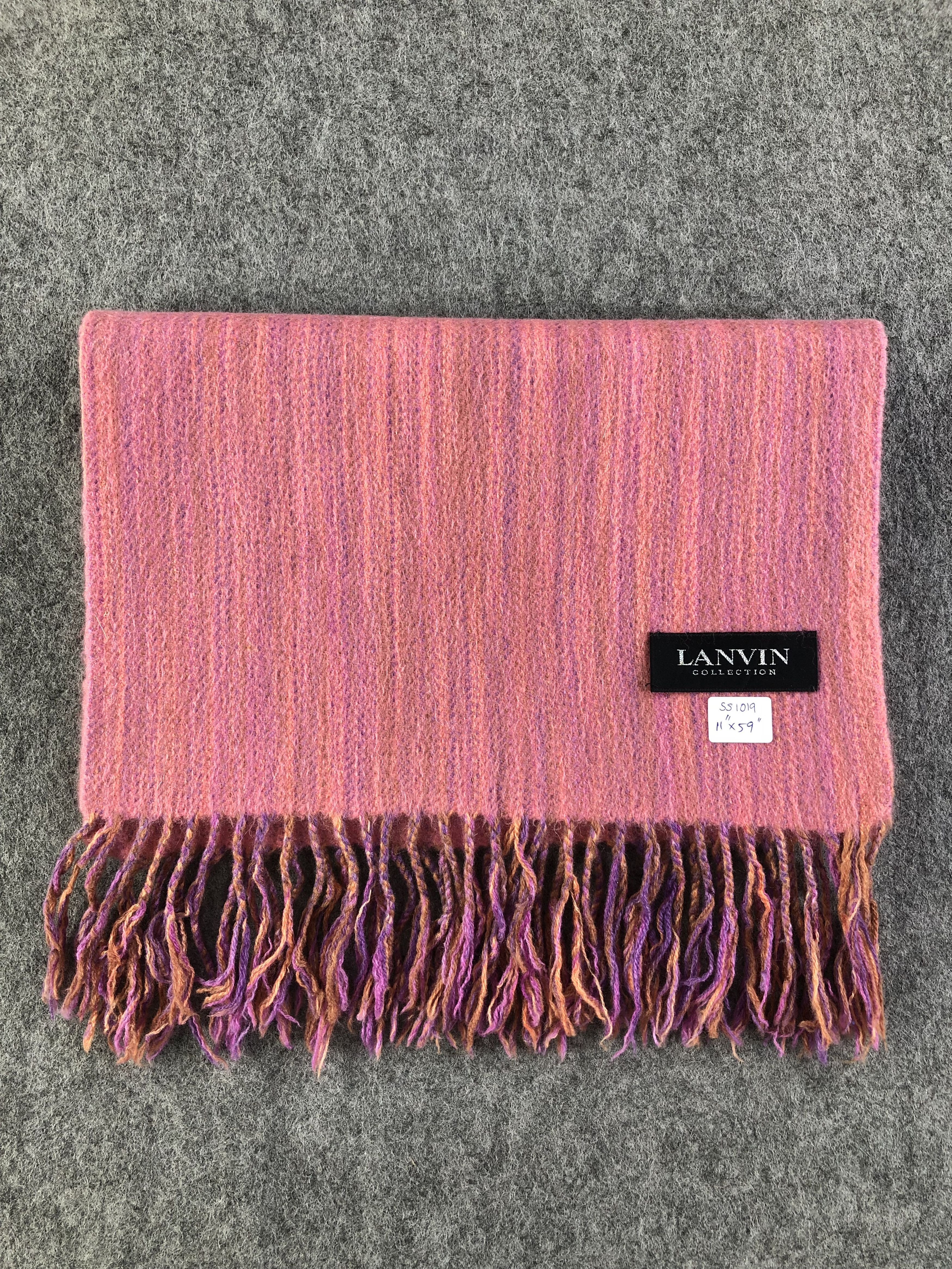 Lanvin Lanvin Cashmere Scarf / Muffler / Neckwear Size ONE SIZE - 6 Thumbnail