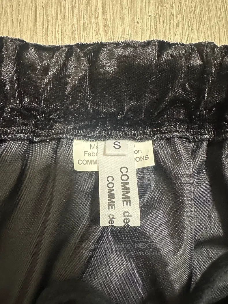 Comme des Garcons Comme Des Garcons size S Black Velvet Large Skirt Pleated Size 23" - 5 Thumbnail