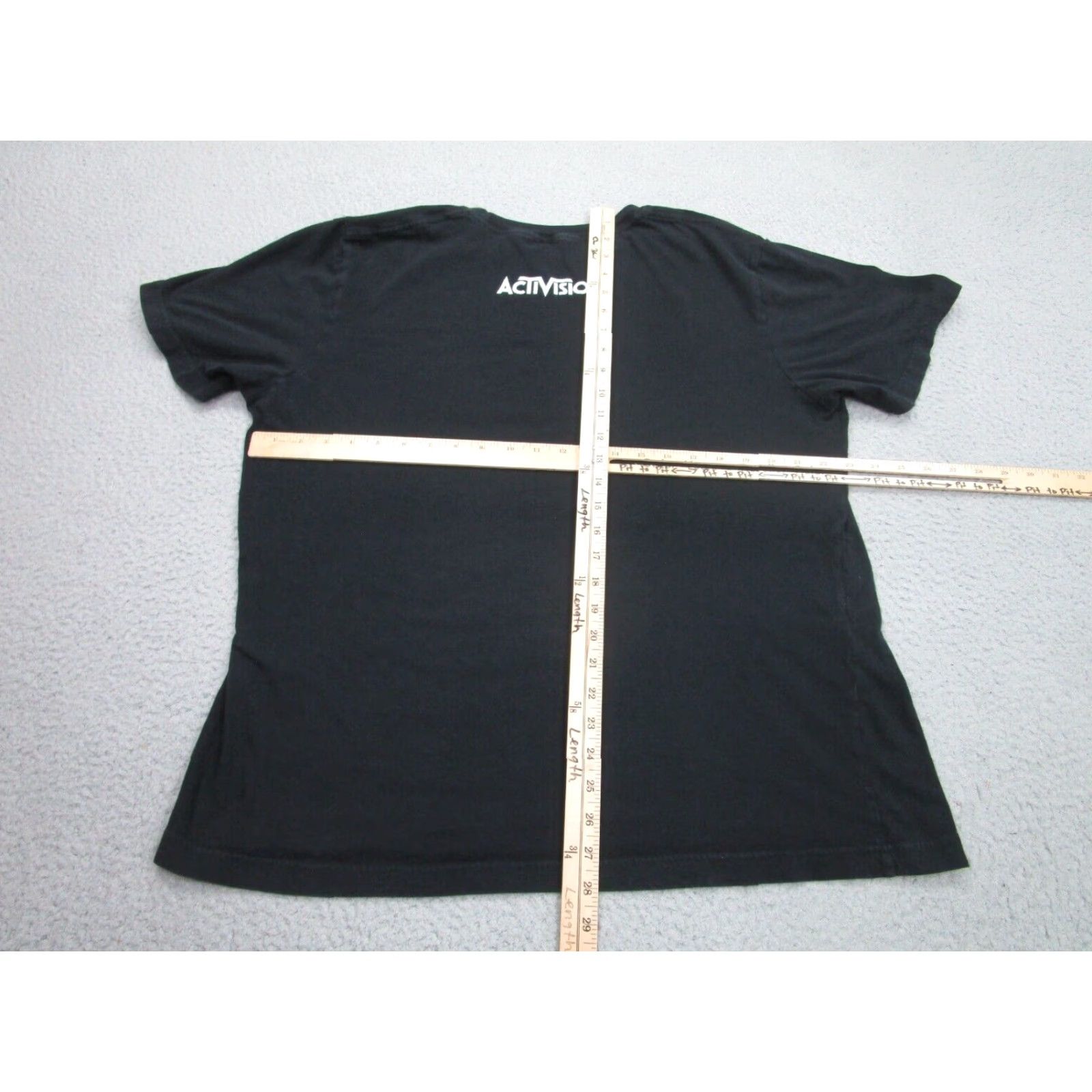 Vintage Call of Duty T-Shirt Mens XL Black Short Sleeve Crew Neck Graphic Logo Activision Treyarch 2010s Rock Size US XL / EU 56 / 4 - 5 Thumbnail