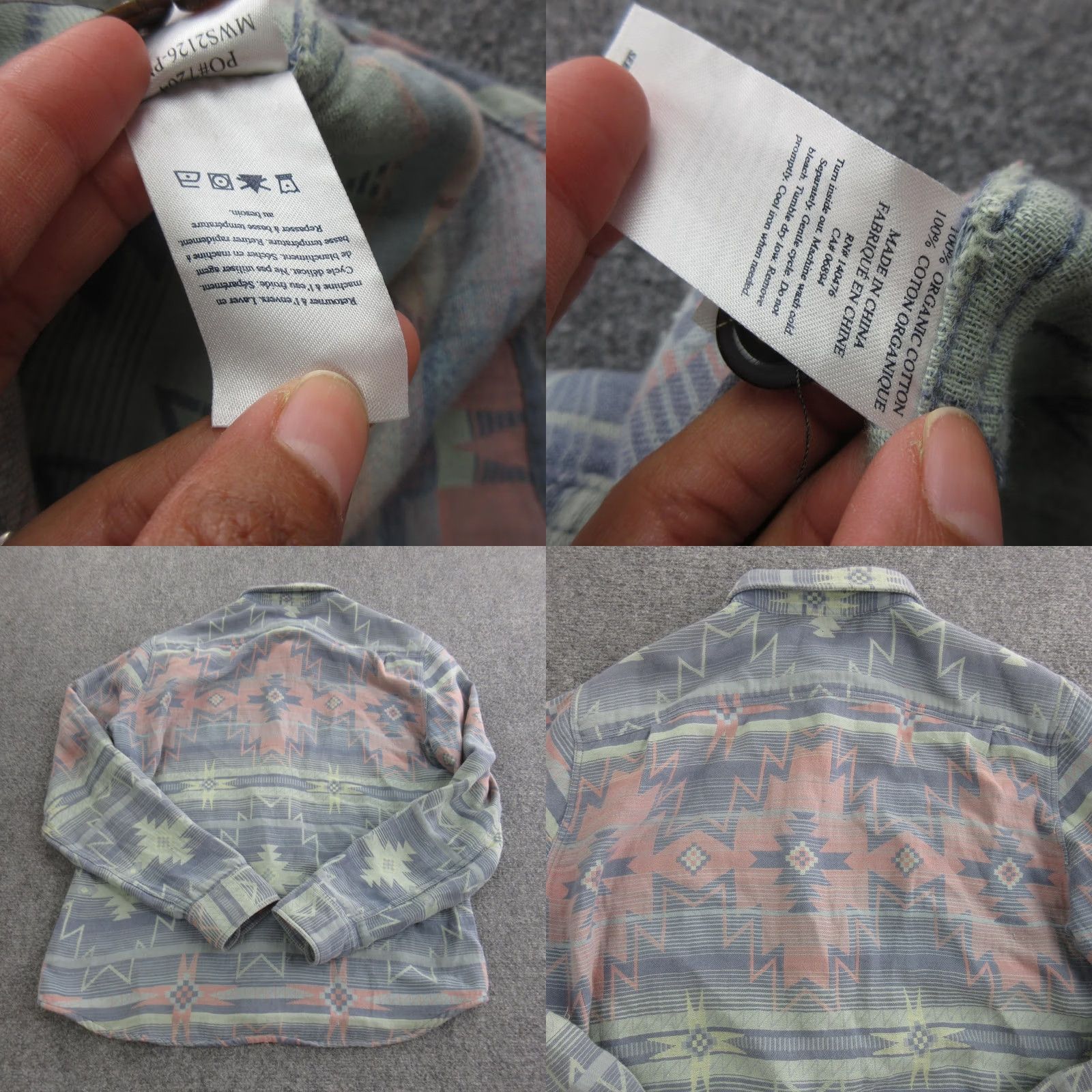 Faherty Faherty Shirt Mens Medium Blue Flannel Long Sleeve Button Front Casual Size US M / EU 48-50 / 2 - 8 Thumbnail