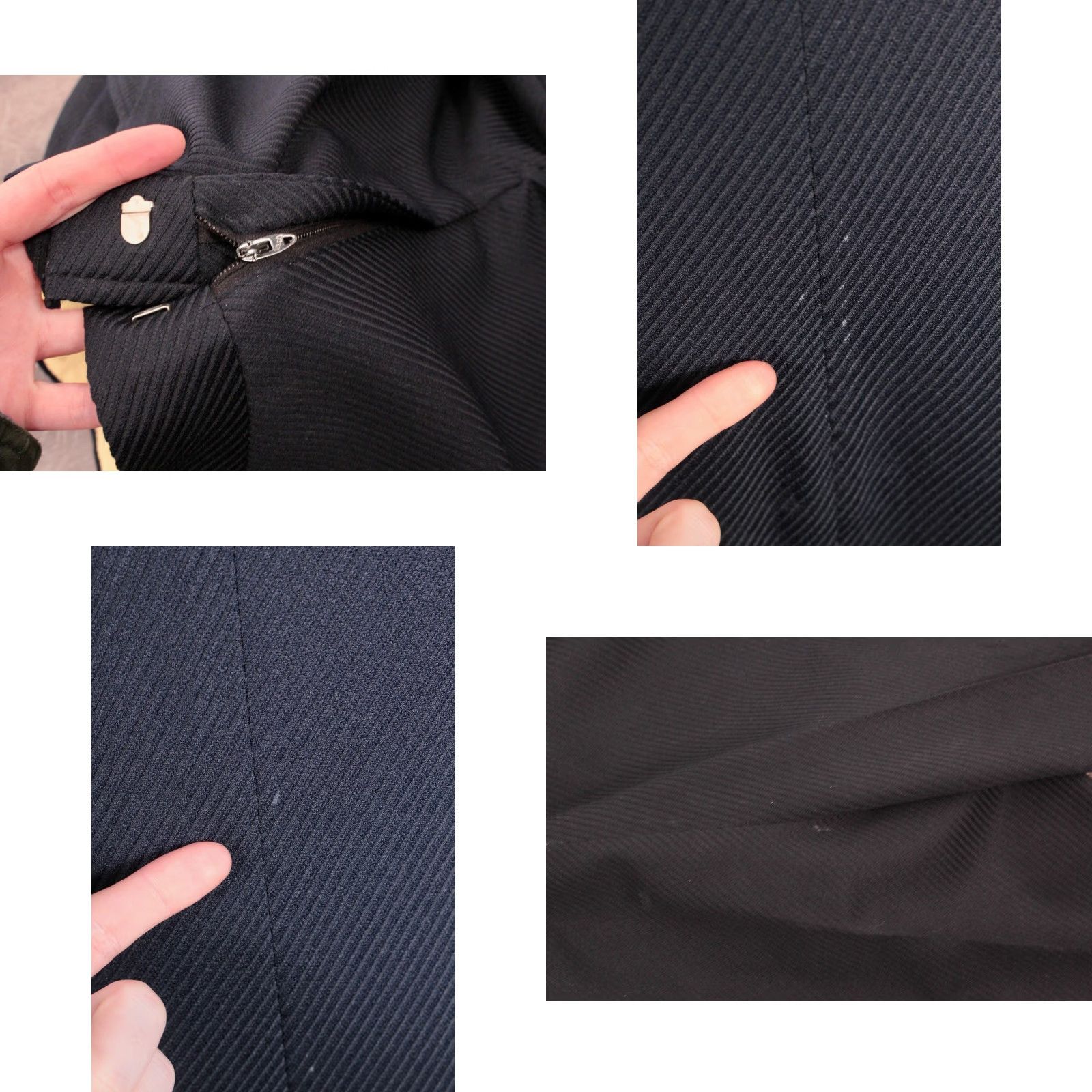 Vintage VINTAGE Mens VTG 70s 2 PC Navy Blue Polyester Leisure Suit Sz L 1970s Disco Cricketeer Size 42R - 9 Thumbnail