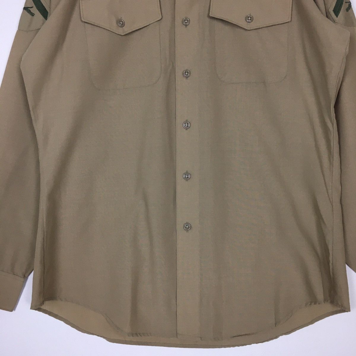 Vintage Vintage USMC Military Uniform Shirt 839 Long Sleeve Size US M / EU 48-50 / 2 - 4 Thumbnail